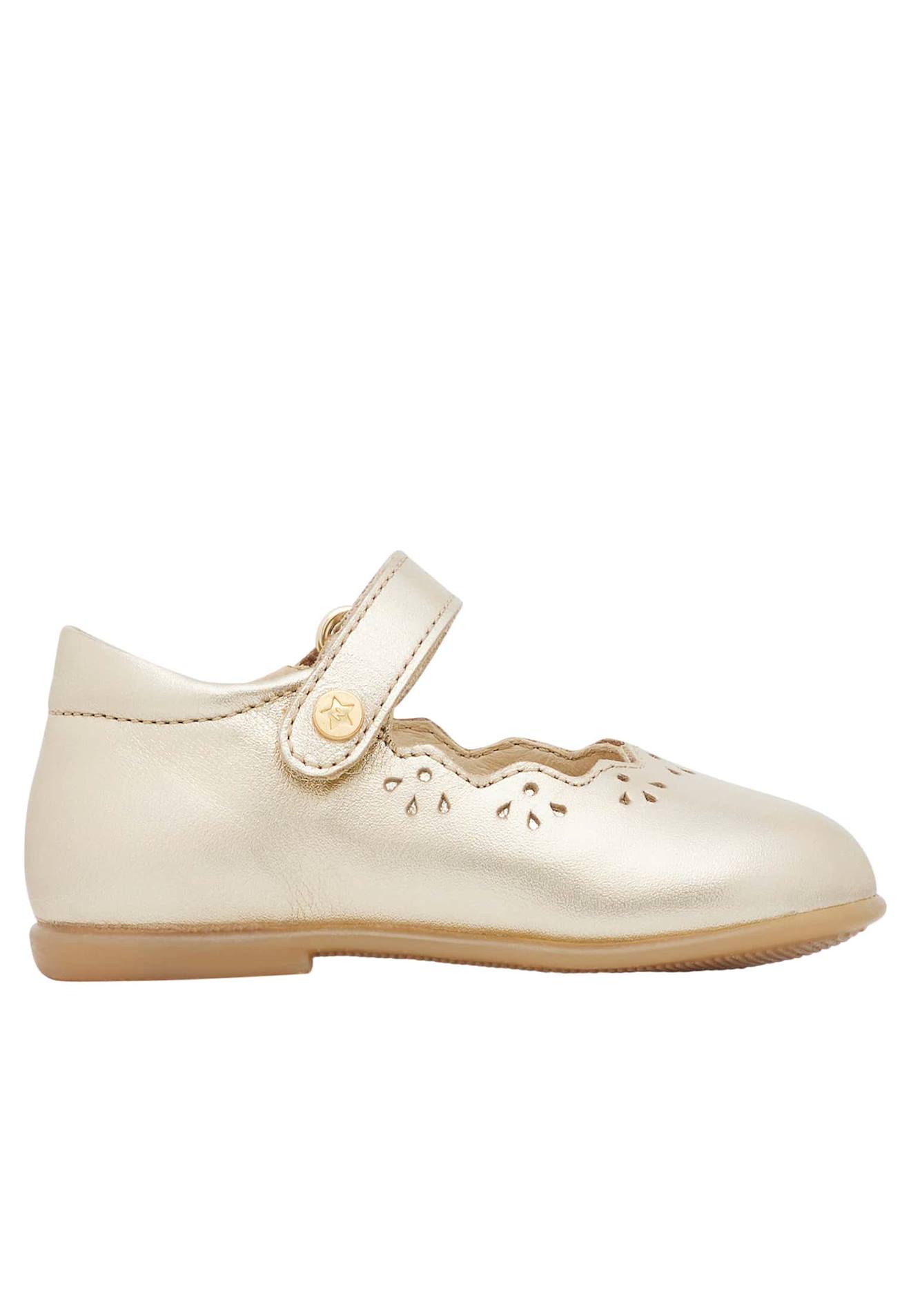 Ballerines En Cuir Olya Platine