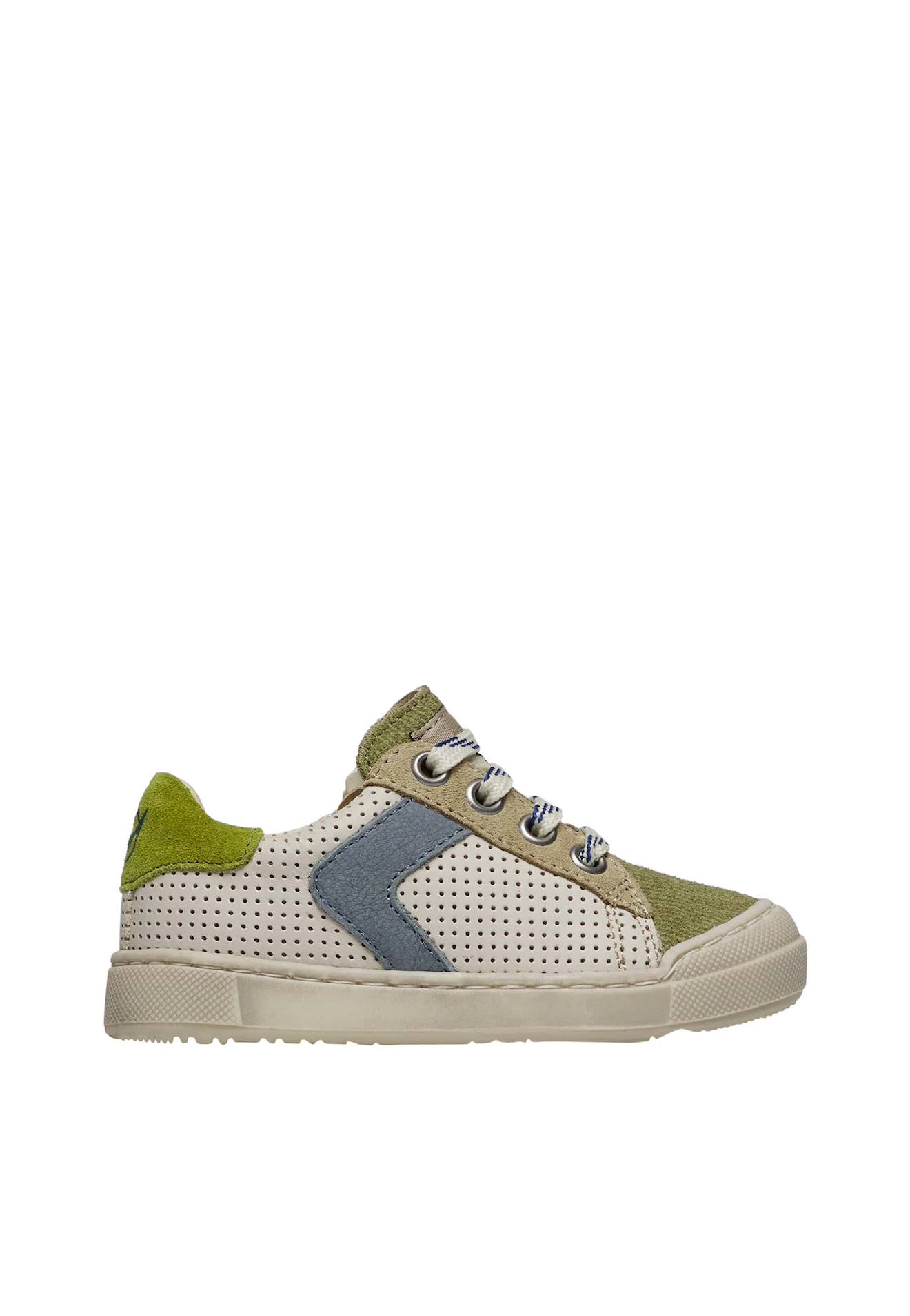 Baskets En Cuir Et Suède Clarendon Zip Multicolore