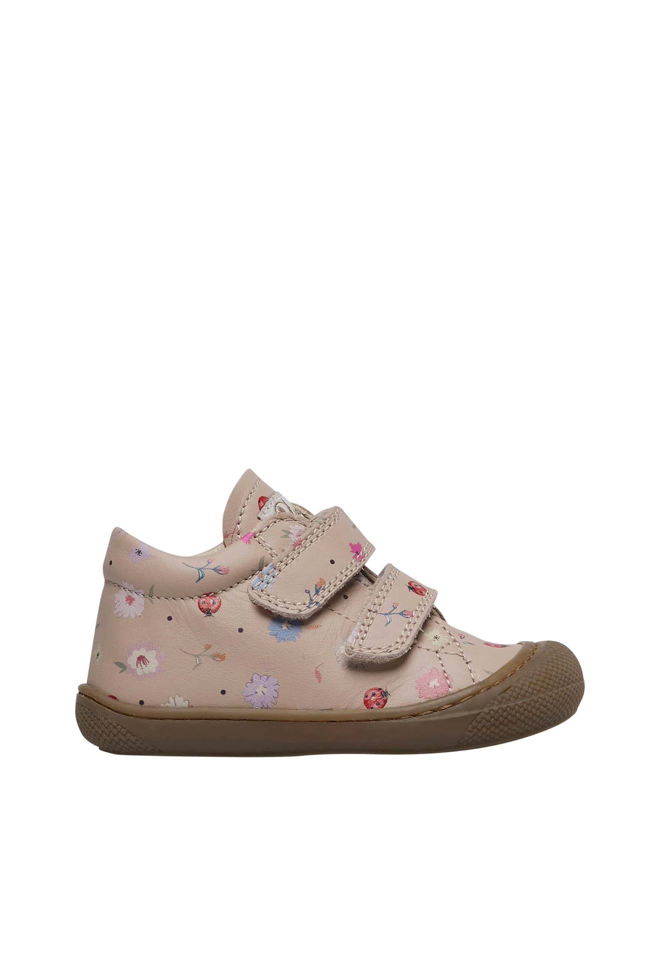 Chaussures En Cuir Avec Imprimé Fleurs Cocoon Vl Beige