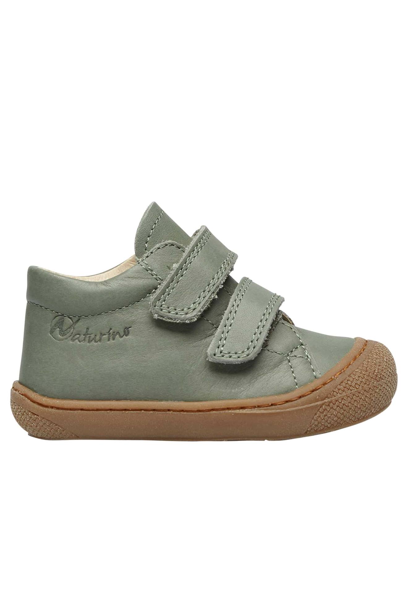 Chaussures Premiers Pas En Cuir Cocoon Vl Vert Clair