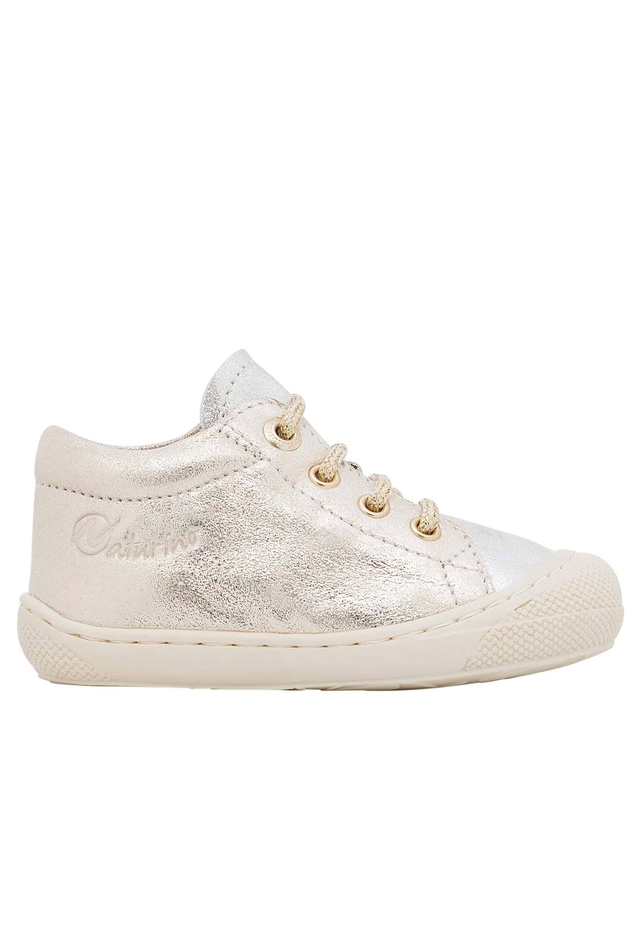 Chaussures En Suède Cocoon Blanc-argenté