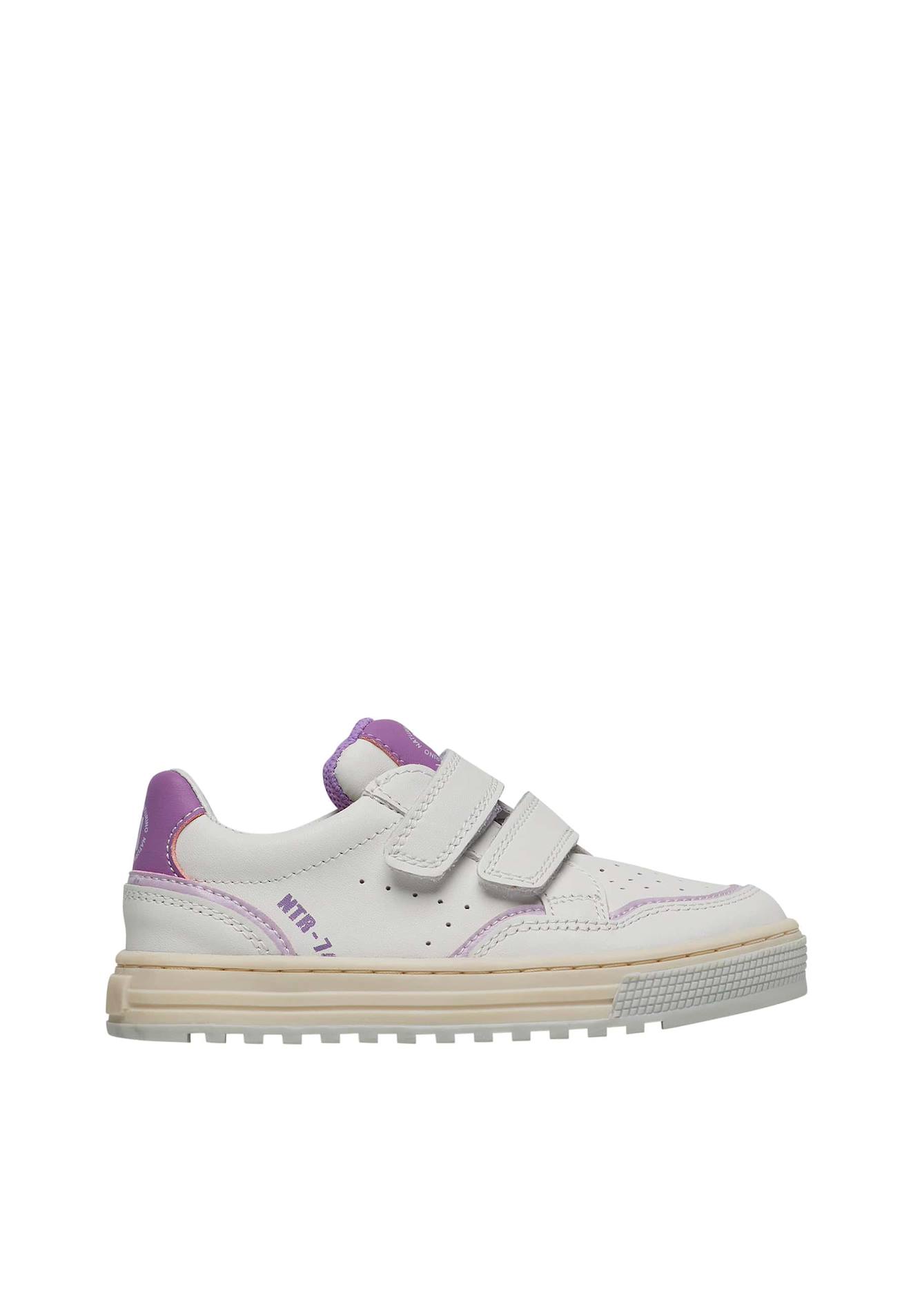 Baskets En Cuir Ariton 2 Vl. Blanc-rose