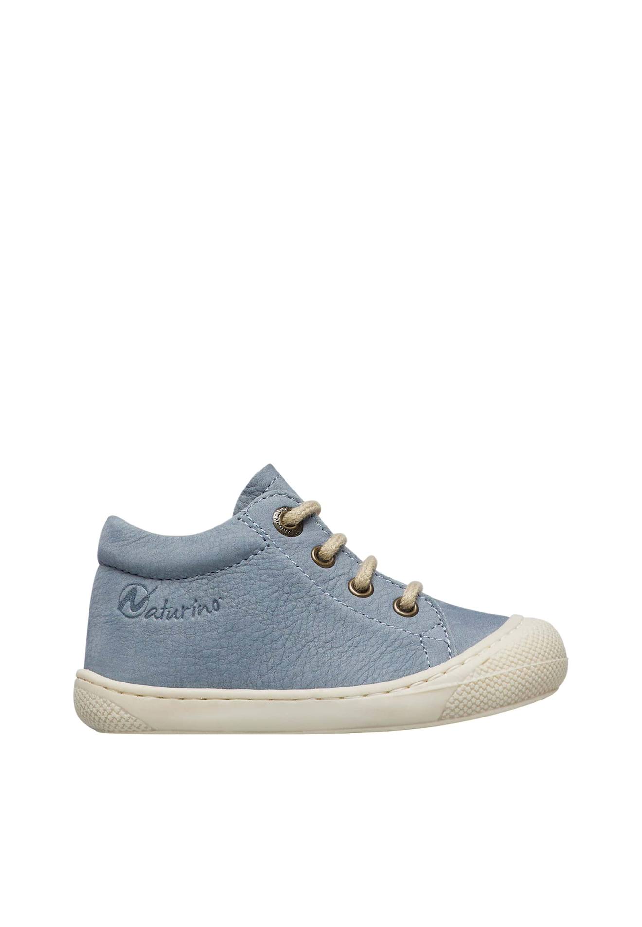 Chaussures Premiers Pas En Suède Cocoon Bleu