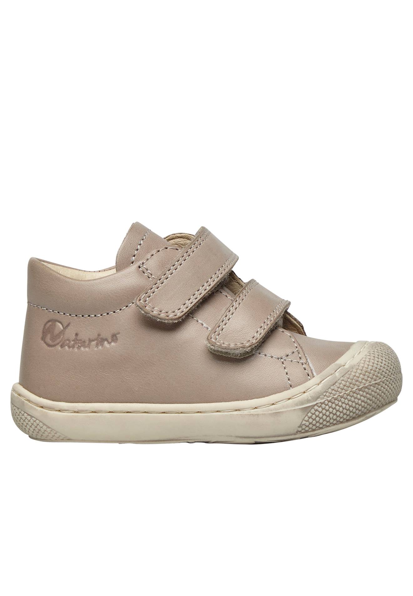Chaussures Premiers Pas En Cuir Cocoon Vl Gris