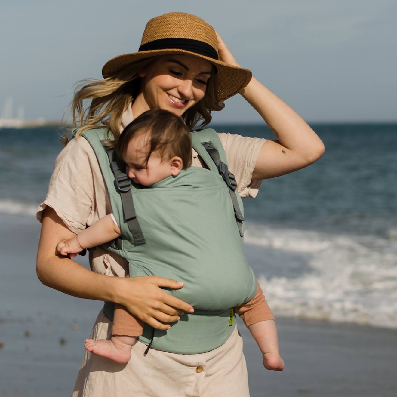 Porte Bébé Boba X Sea Mist Vert Menthe