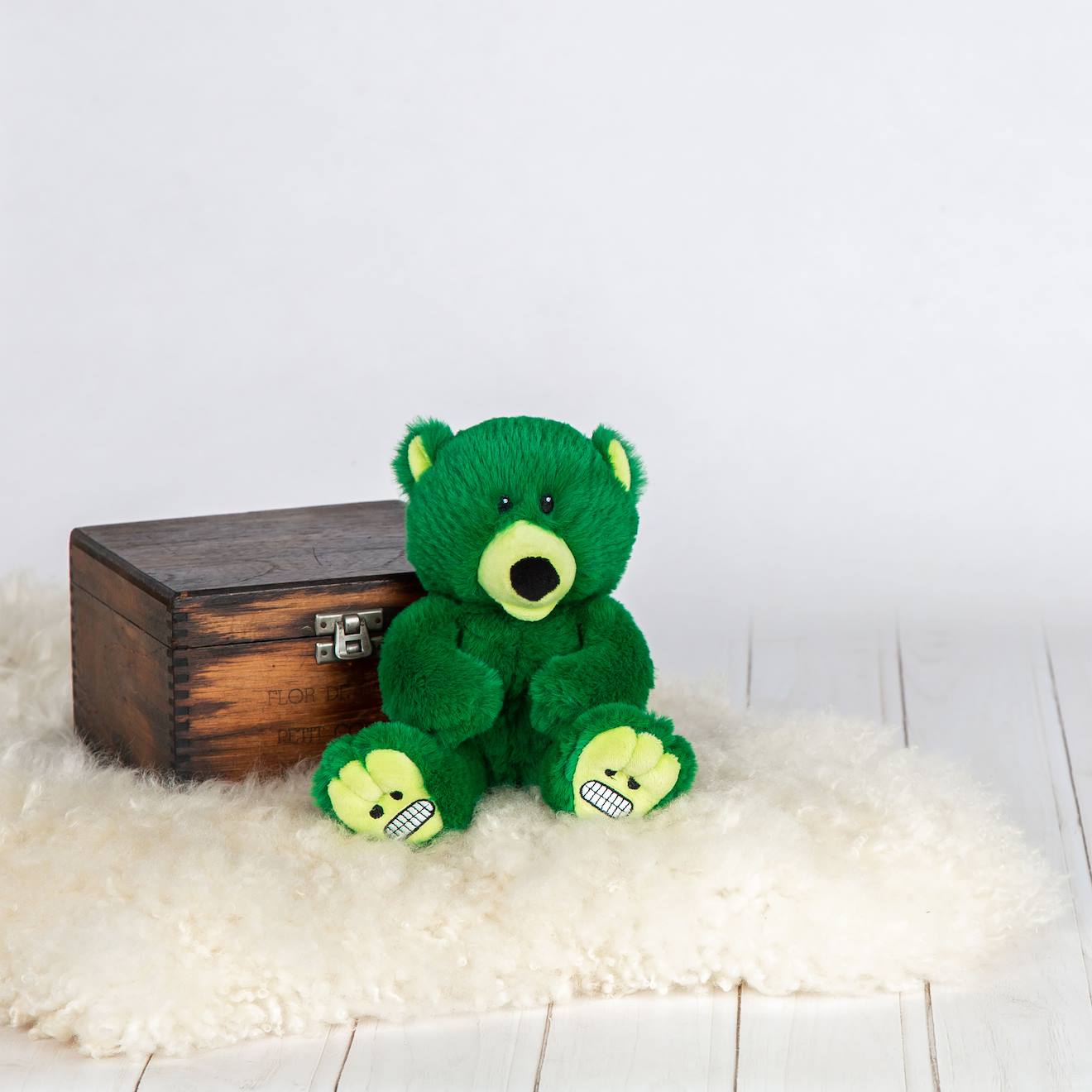 Peluche Grand Ours Foufou Orange