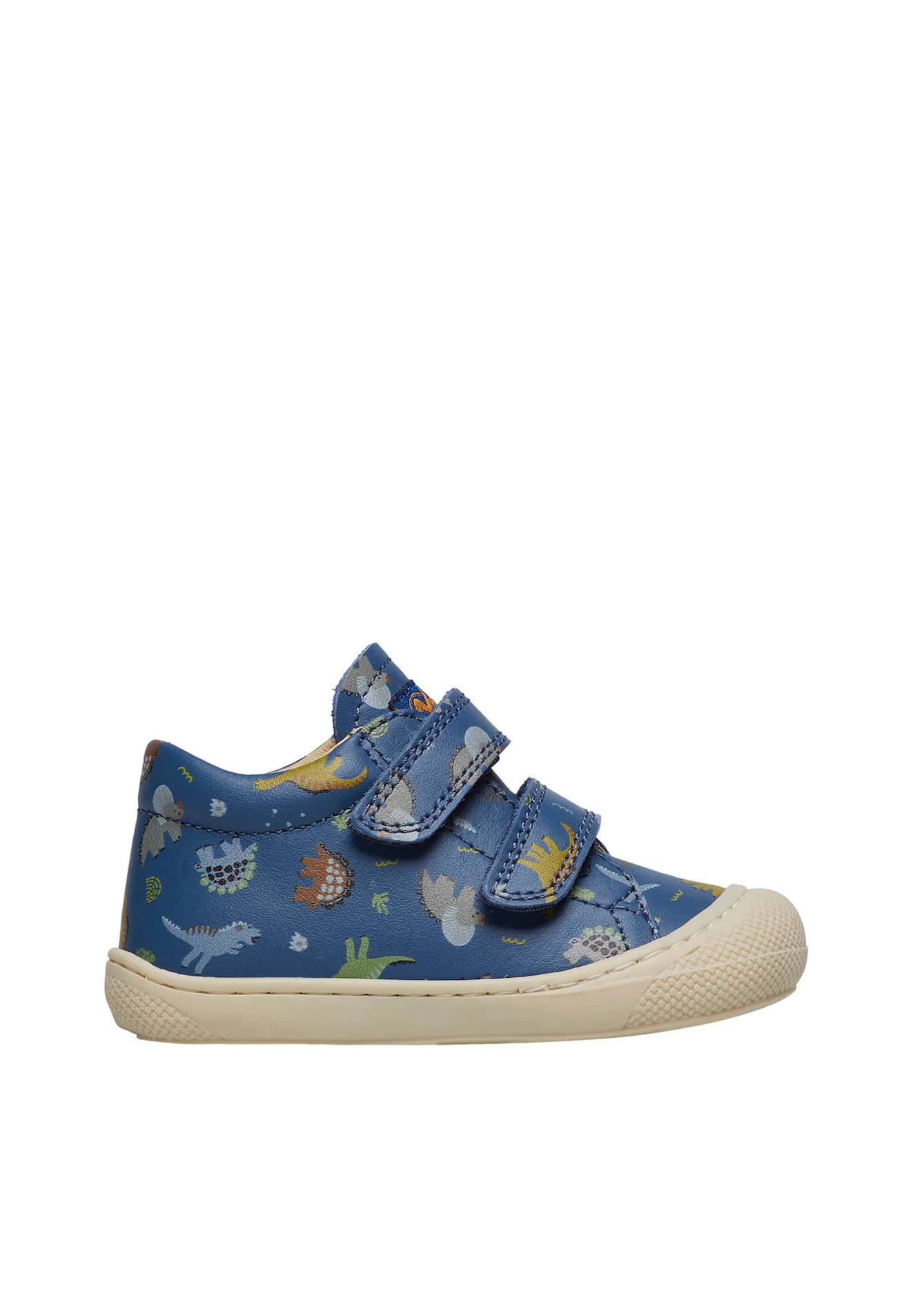 Chaussures En Cuir Avec Imprimé Dinosaures Cocoon Vl Marine