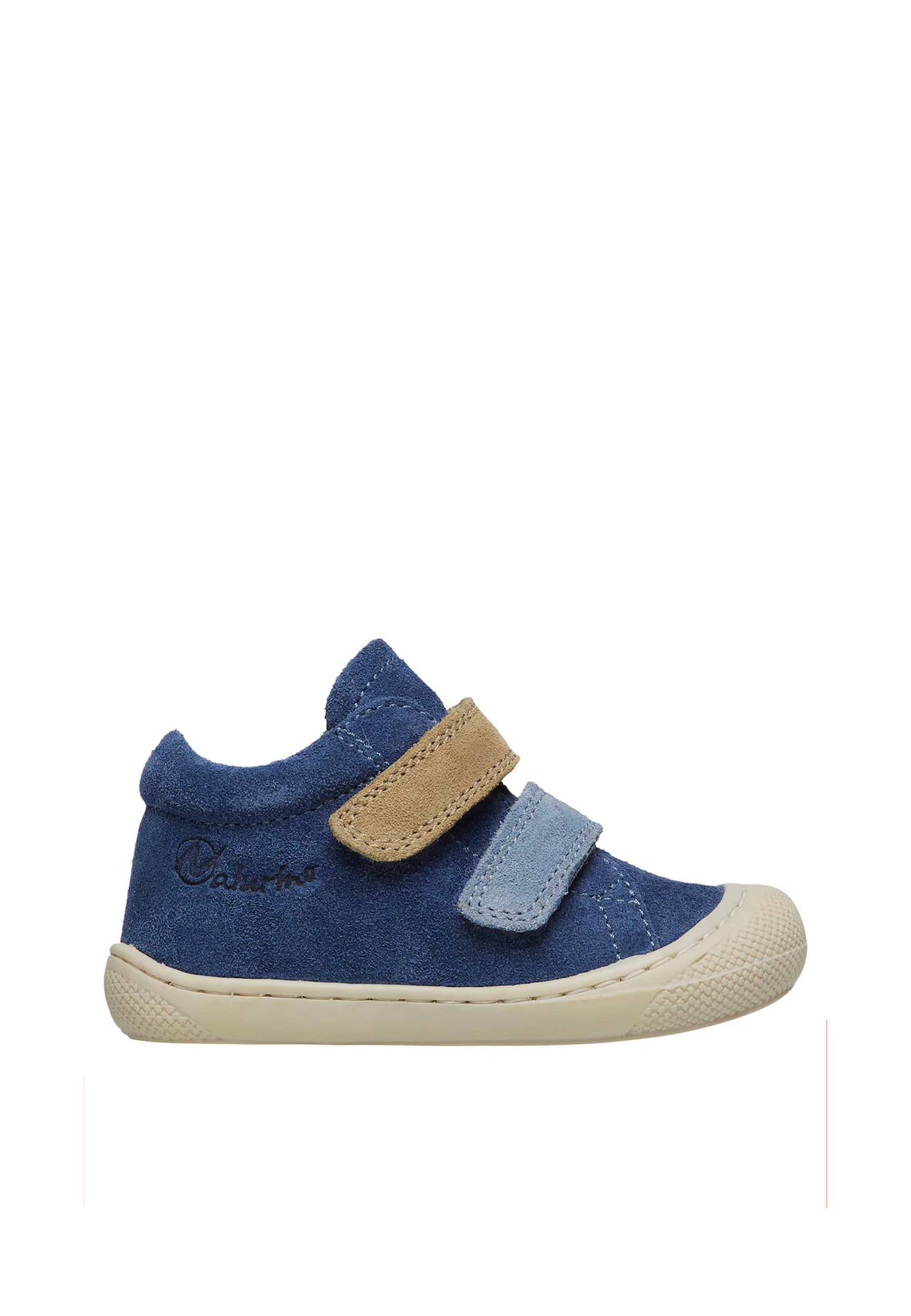 Chaussures Premiers Pas En Suède Corkel Vl Bleu