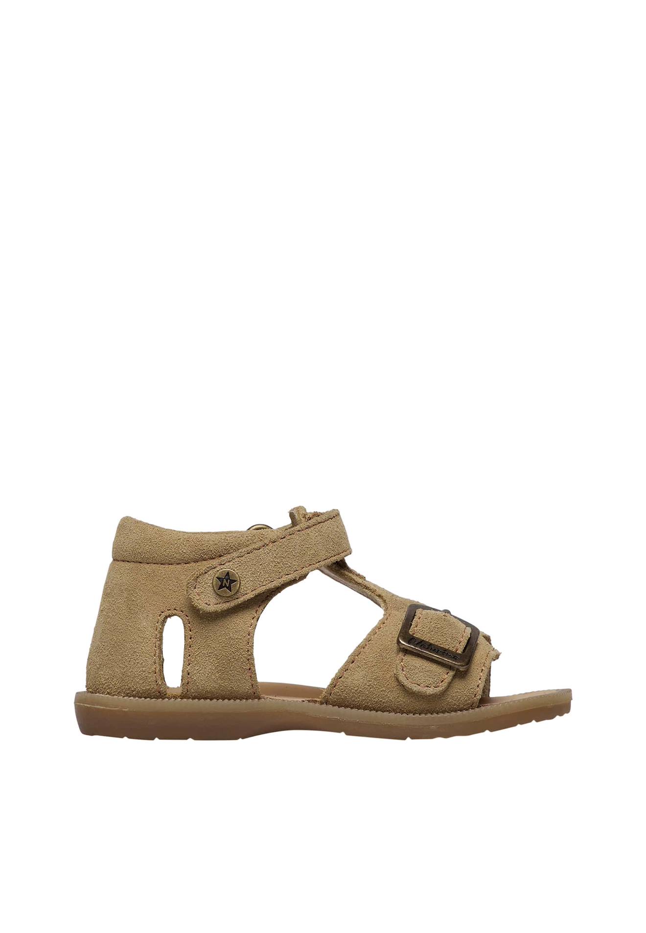 Sandales En Suède Quarzo Marron Clair