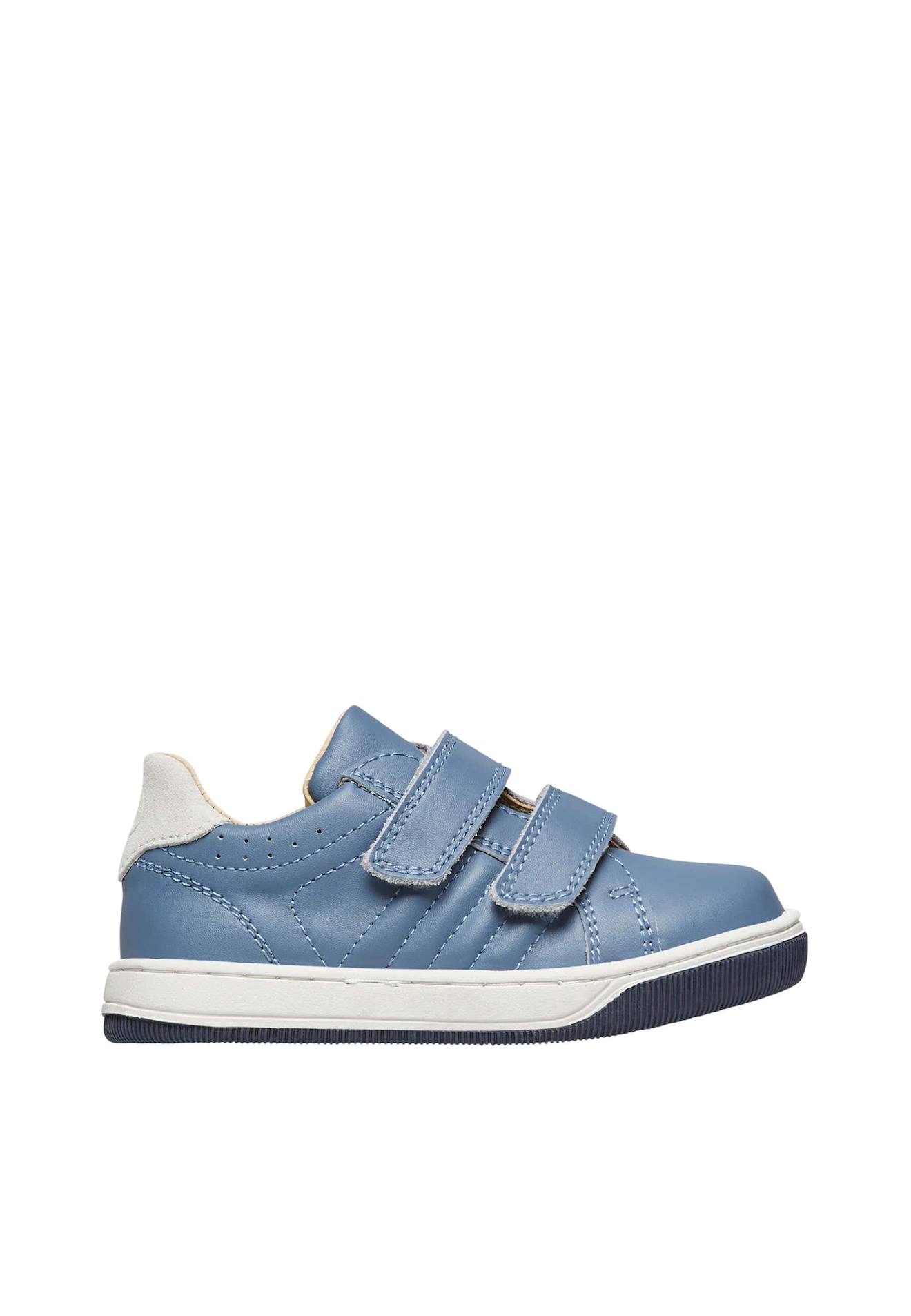 Chaussures En Cuir Et Suède Nume Vl. Bleu