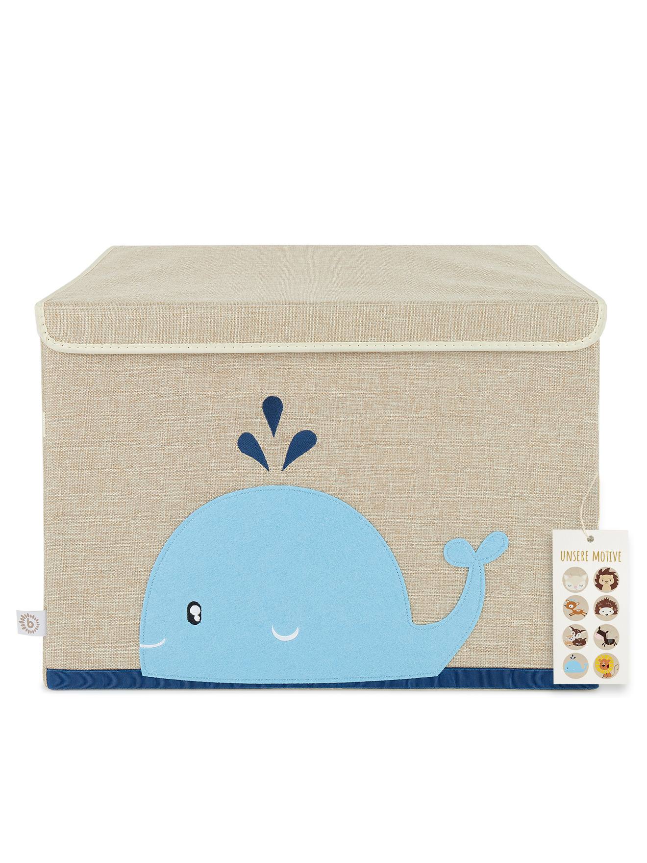 Boîte De Rangement Lion - Coffre À Jouets Baleine