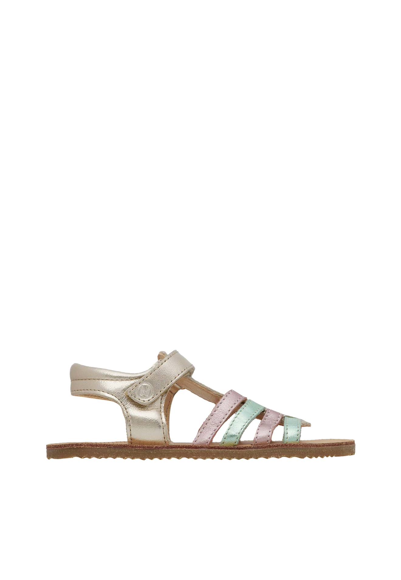 Sandales Barefoot En Cuir Laminé Barefoot Yogis Platine