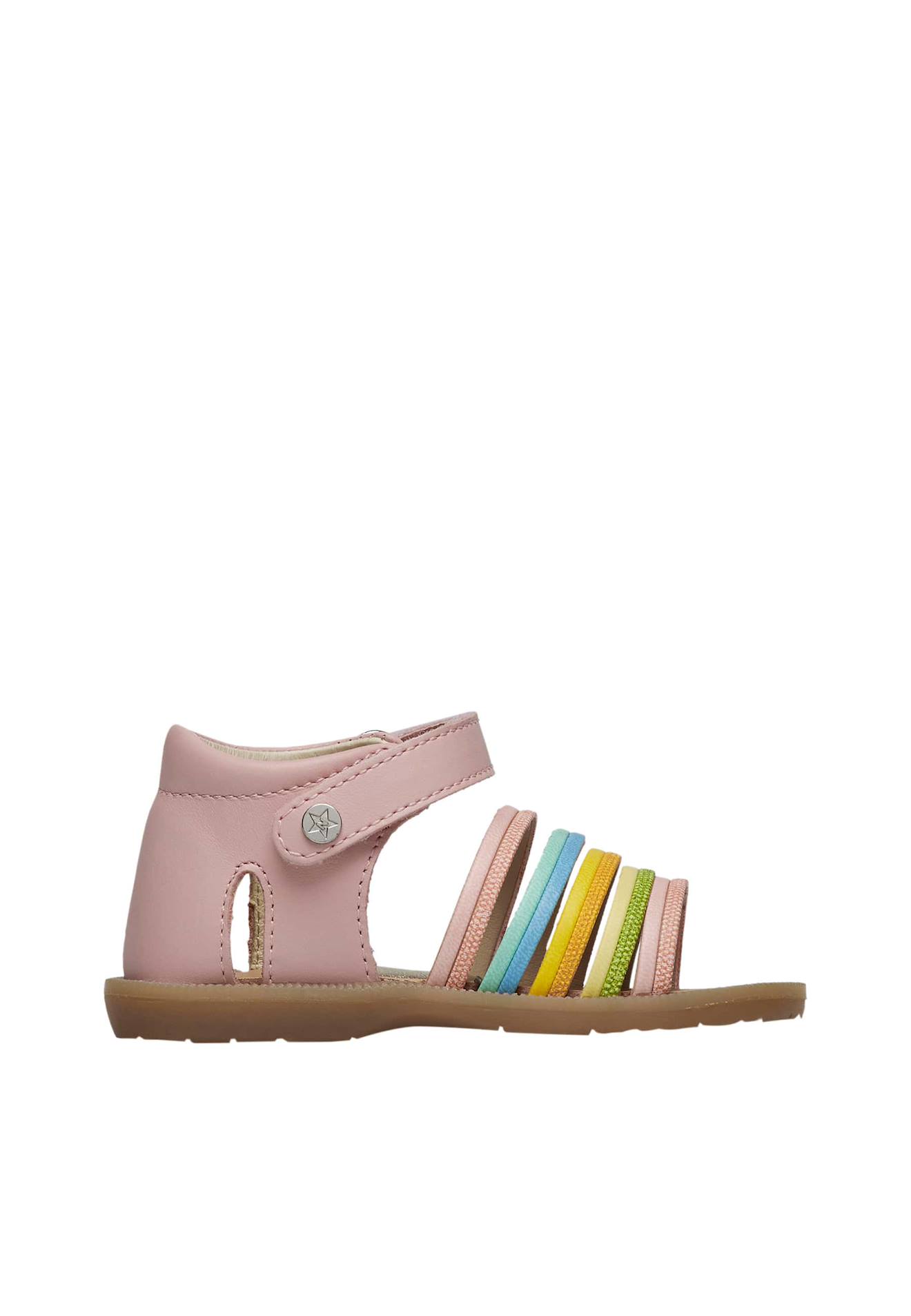 Sandales En Cuir Rubino Rose