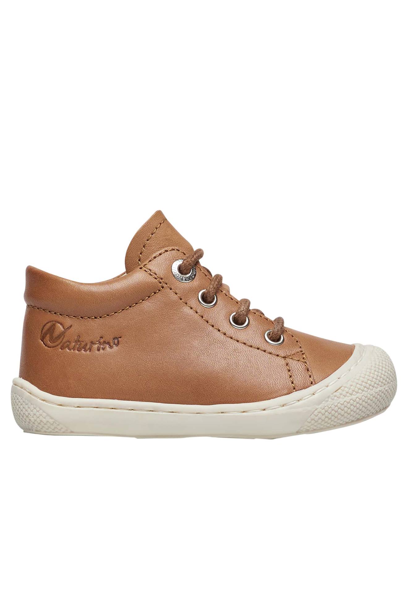 Chaussures Premiers Pas En Cuir Cocoon Cognac