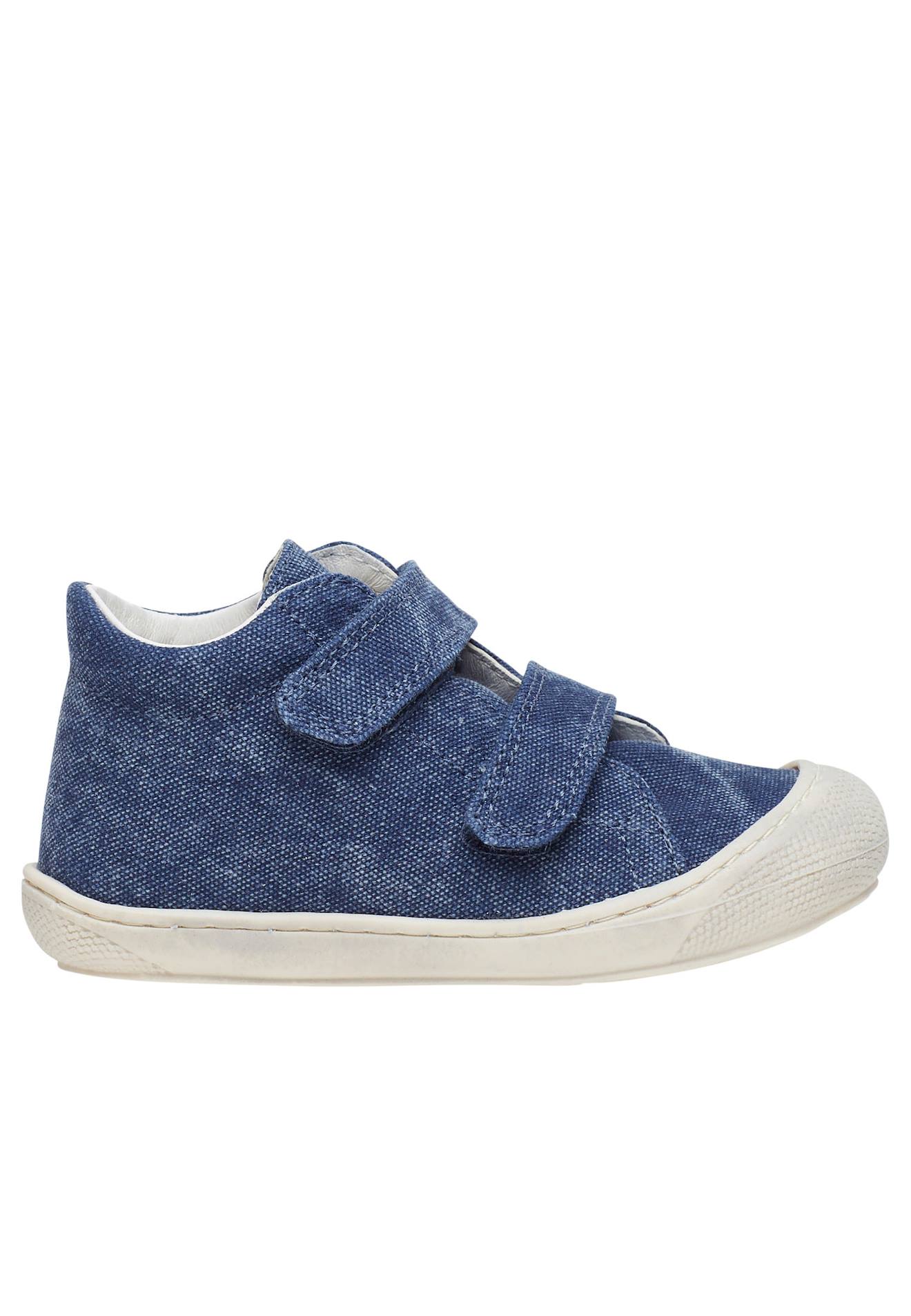 Chaussures Premiers Pas En Toile Cocoon Vl Marine