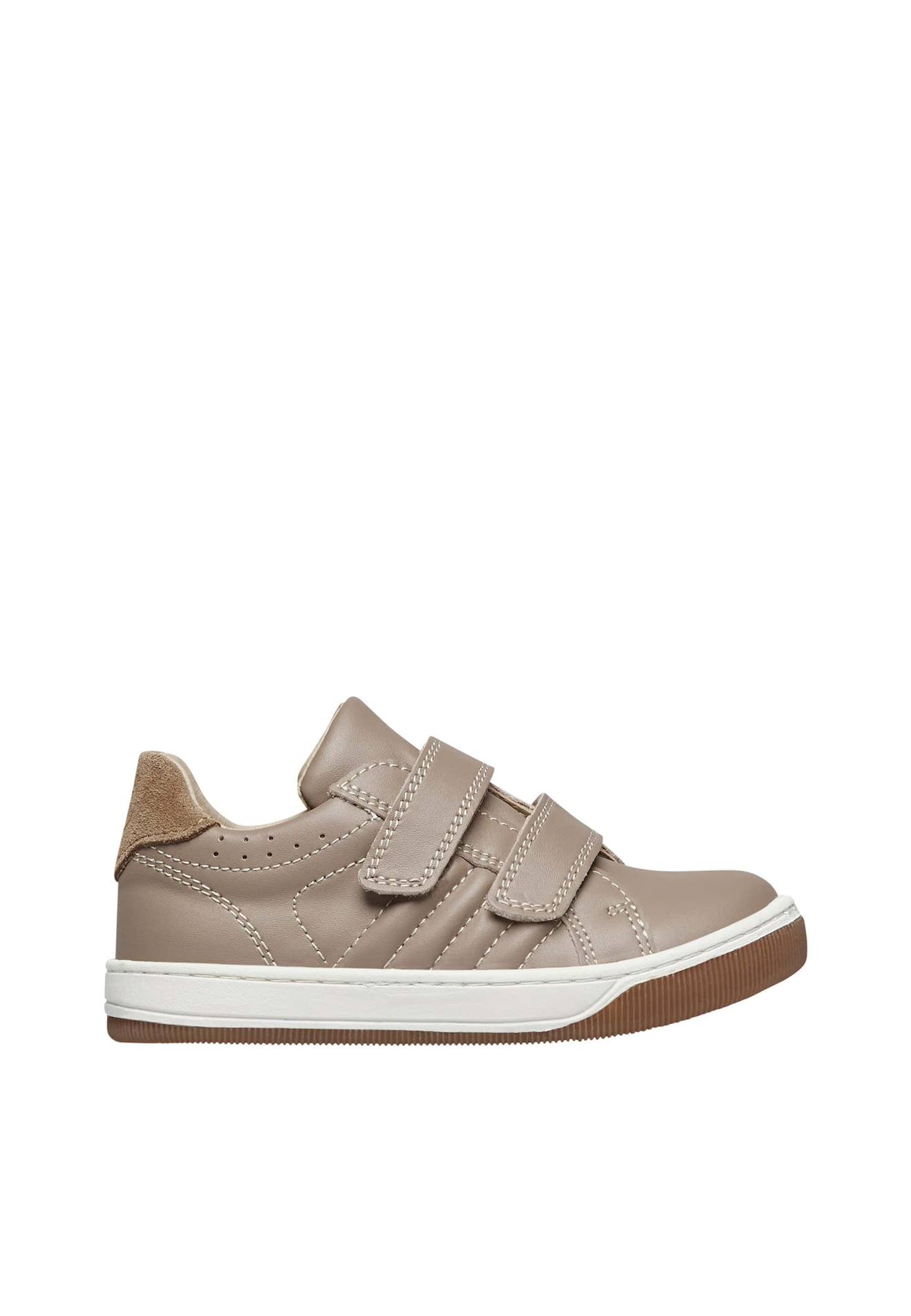 Chaussures En Cuir Et Suède Nume Vl. Beige