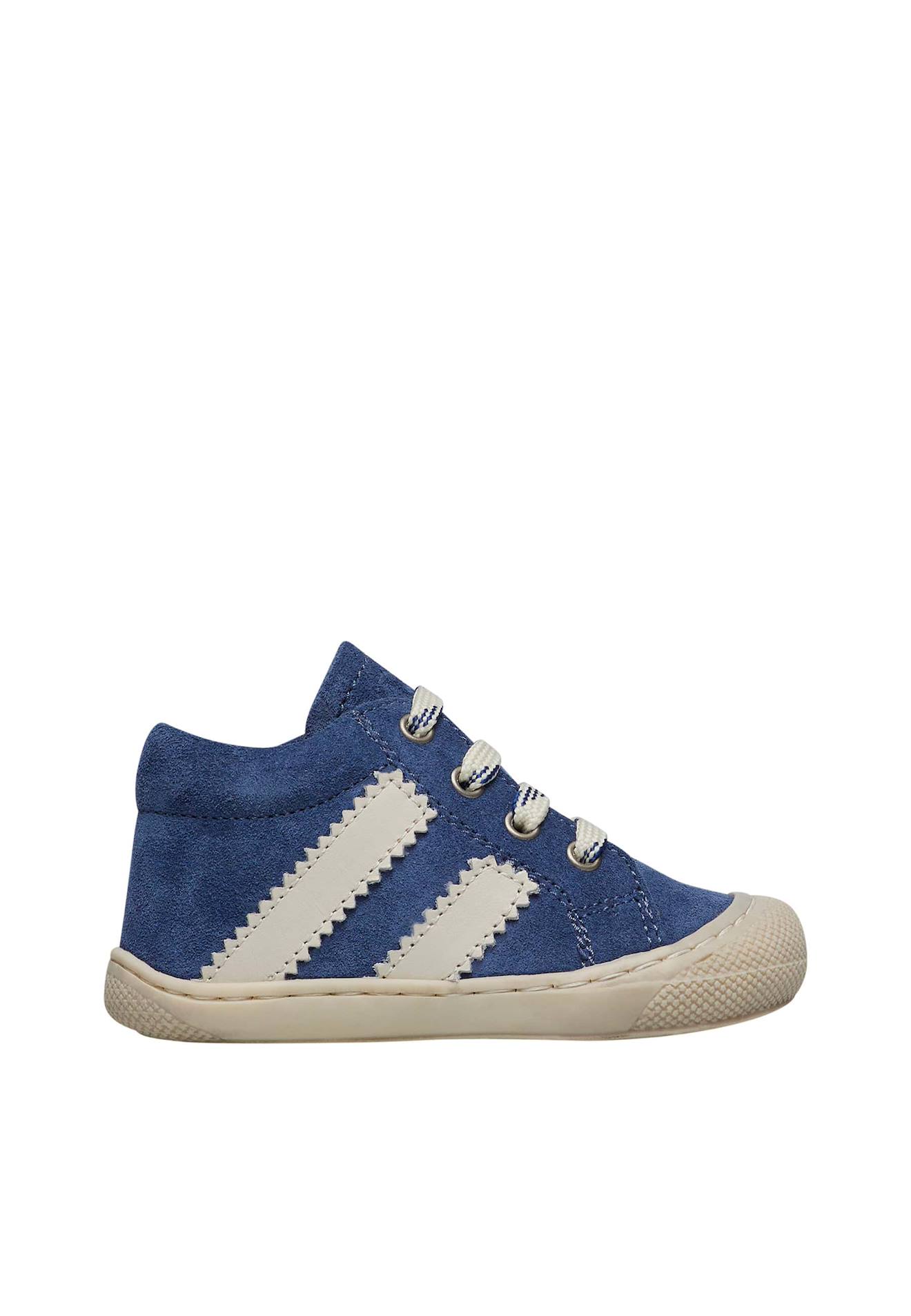 Chaussures Premiers Pas En Cuir Et Suède Macks 2 Marine