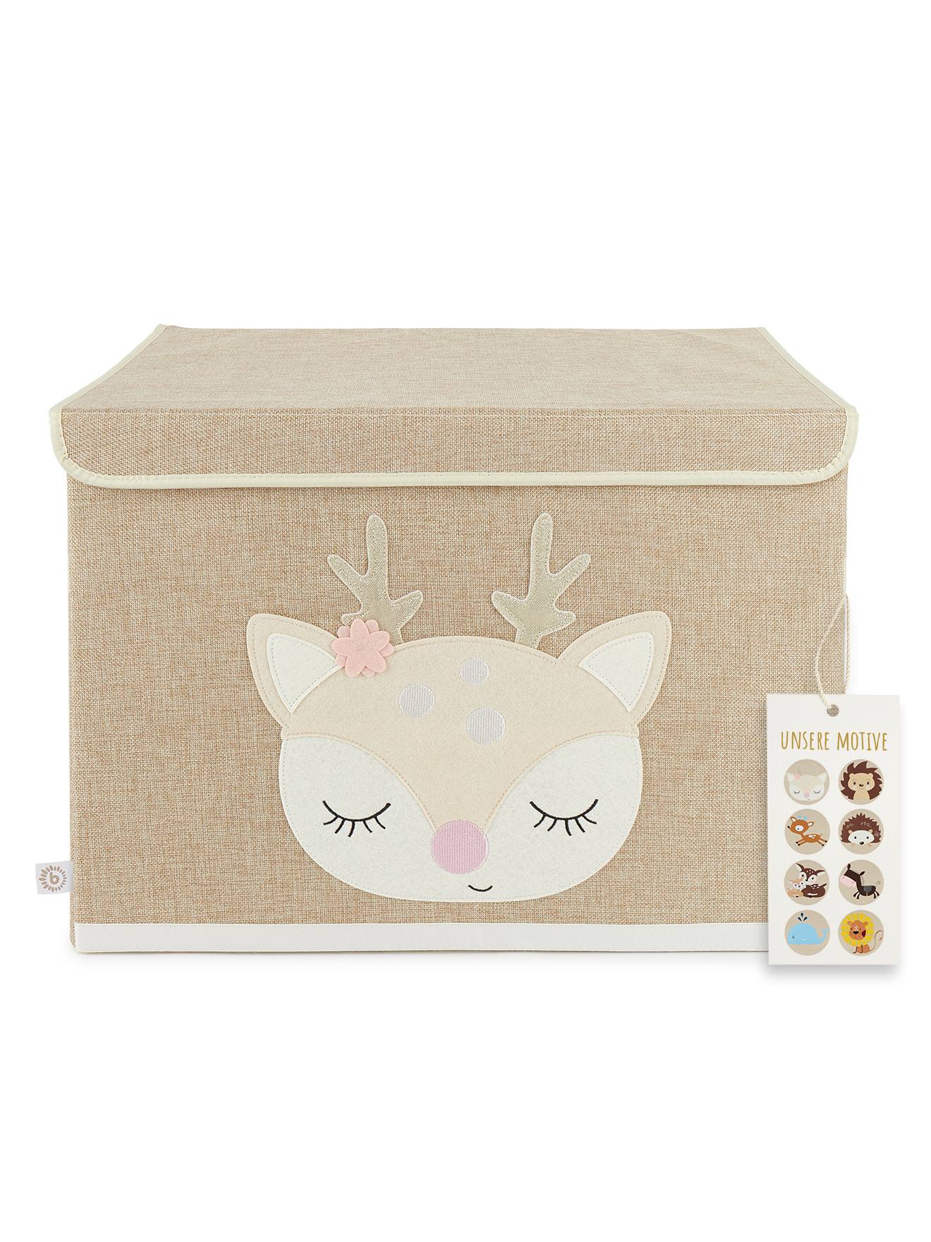 Boîte De Rangement Lion - Coffre À Jouets Faon Ella