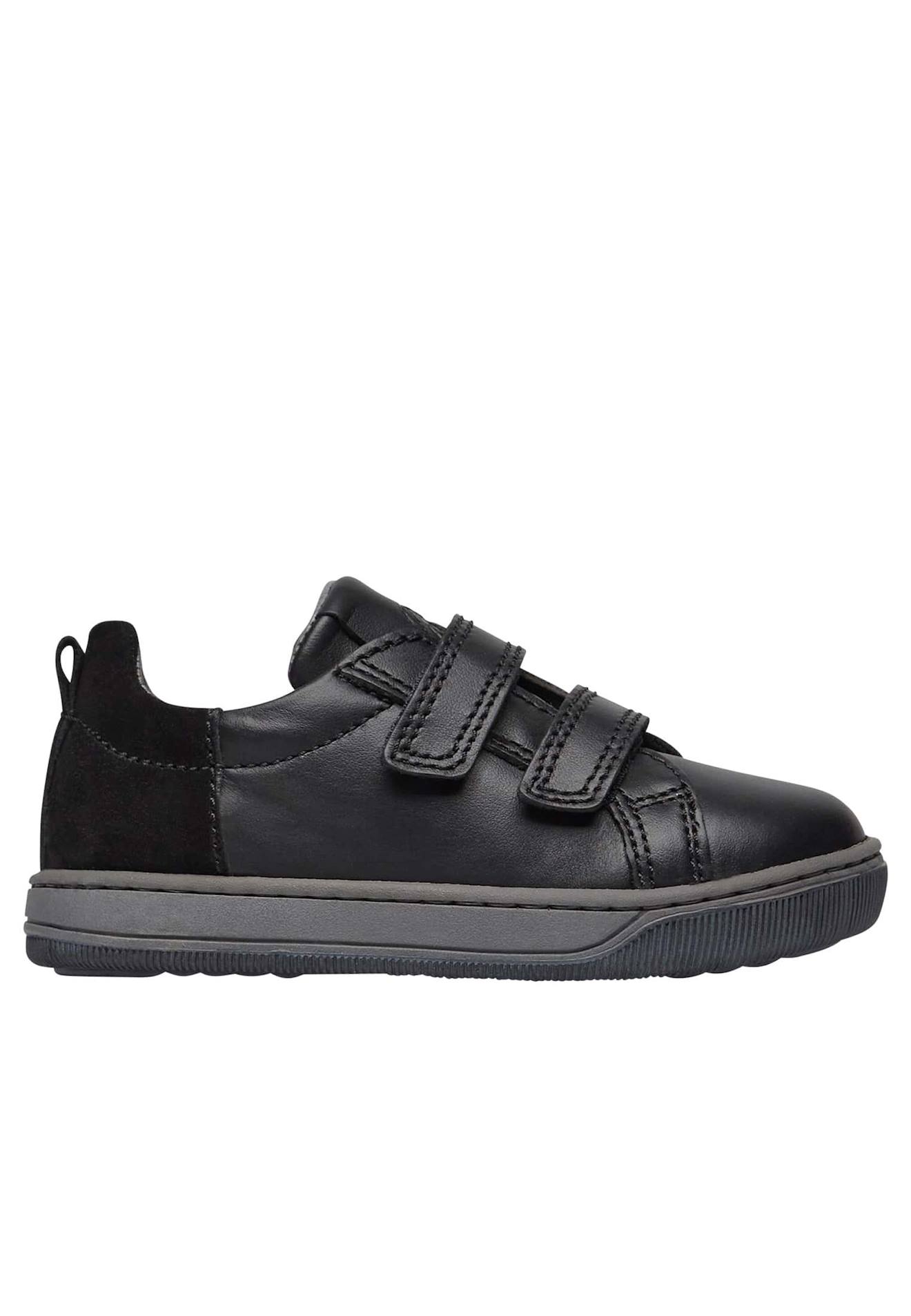 Baskets En Cuir Et Suède Caleb Vl Noir