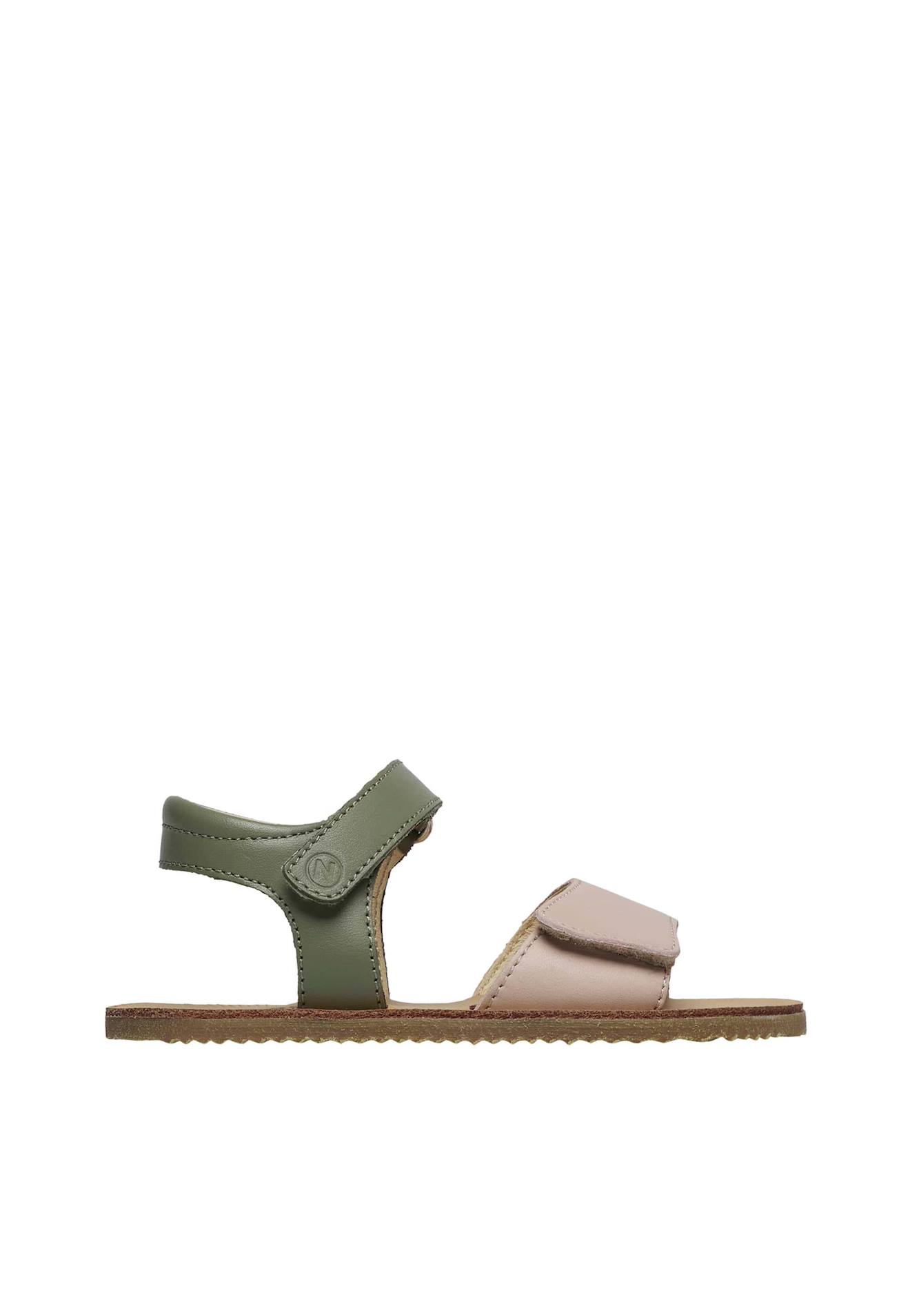 Sandales Barefoot En Cuir Barefoot Babis Kaki