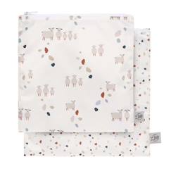 Puériculture-Repas-Lot de 2 pochettes à snack mouton