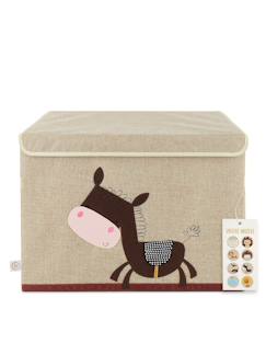 -Boîte de rangement lion - coffre à jouets