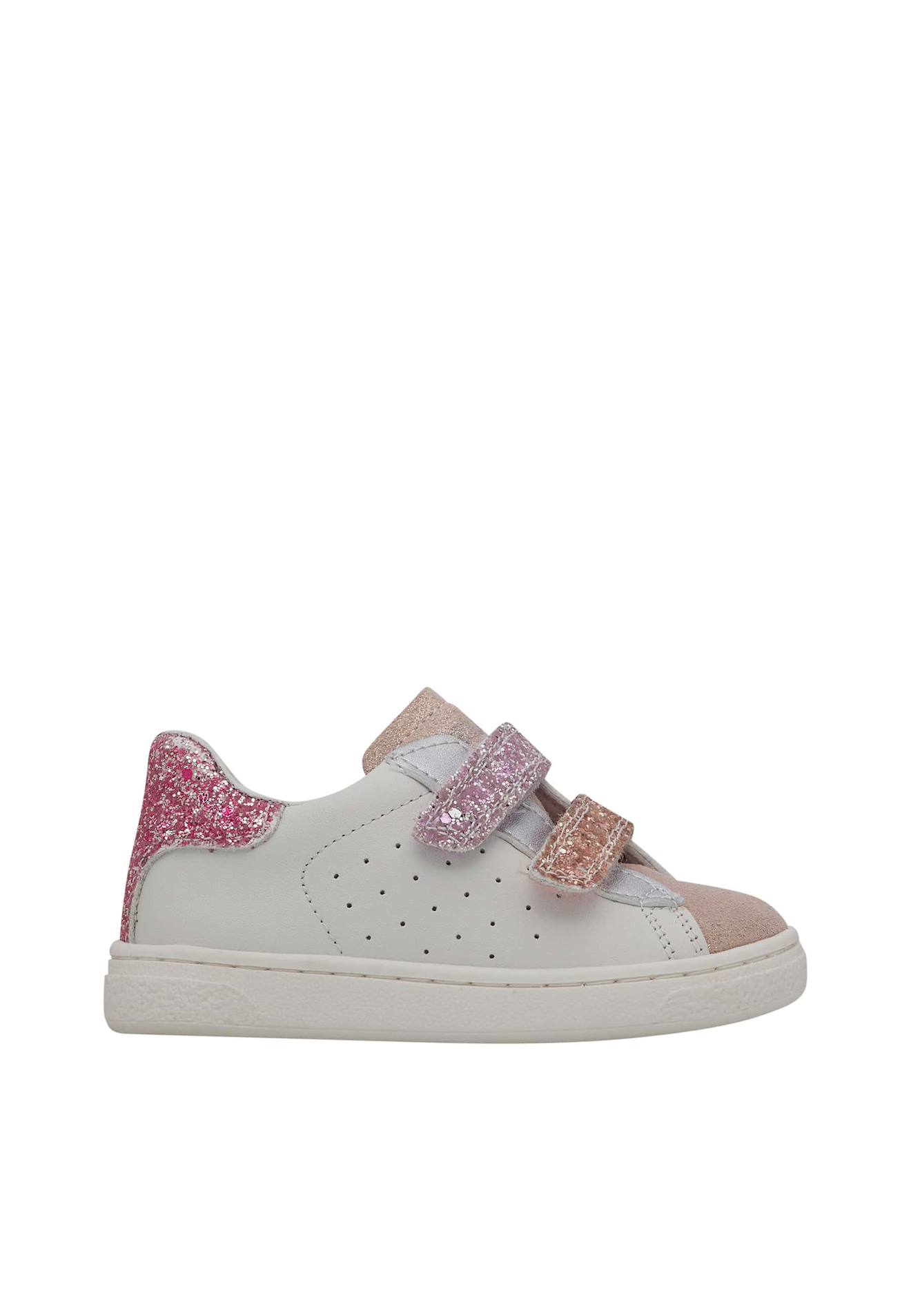 Baskets En Cuir Avec Paillettes Hasselt 2 Vl. Rose