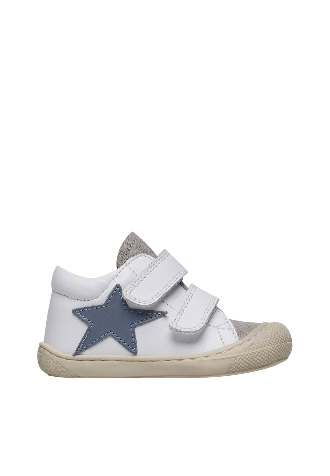 Chaussures Premiers Pas En Cuir Et Suède Kolde Vl Blanc
