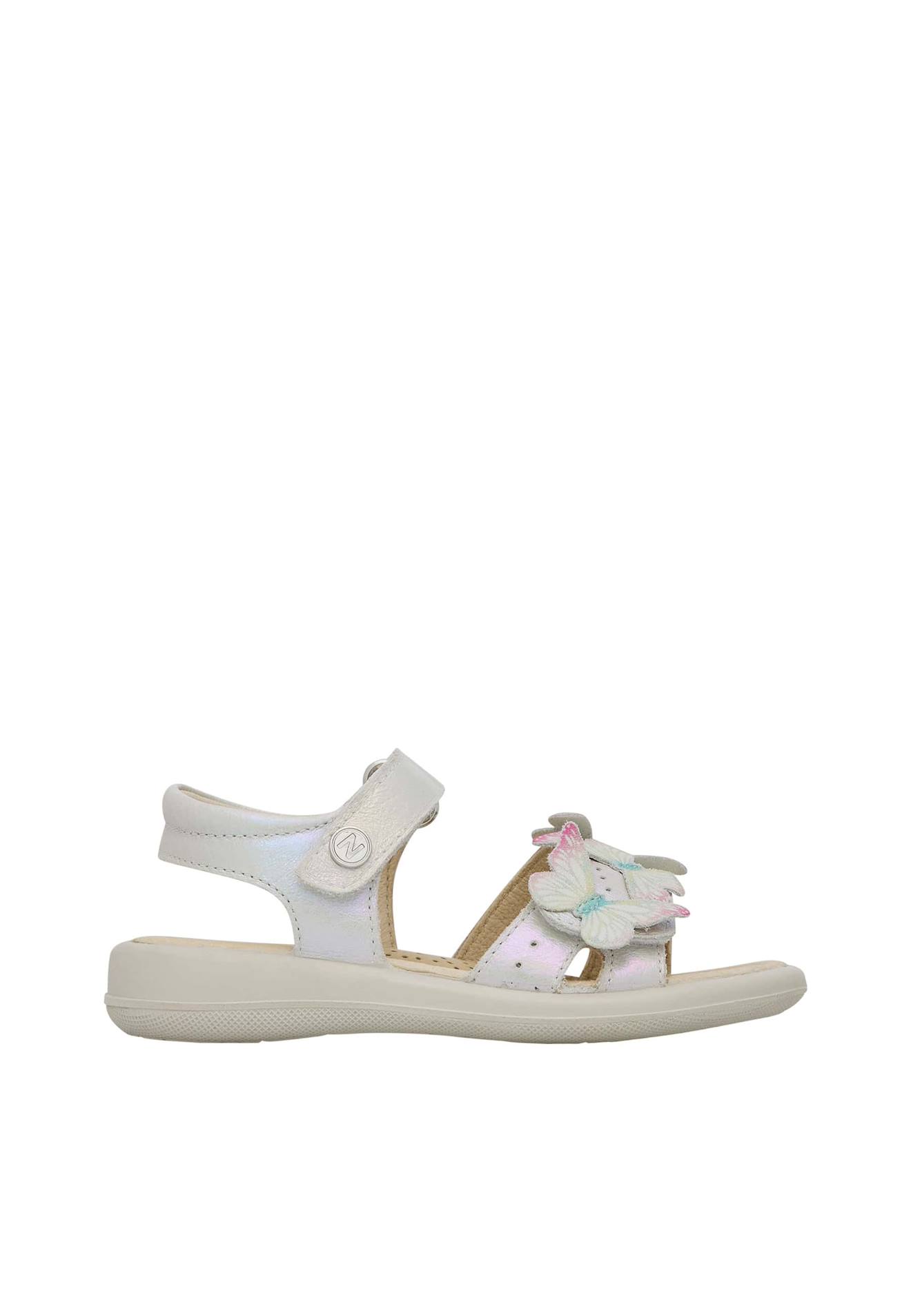 Sandales En Cuir Miusa Blanc-rose