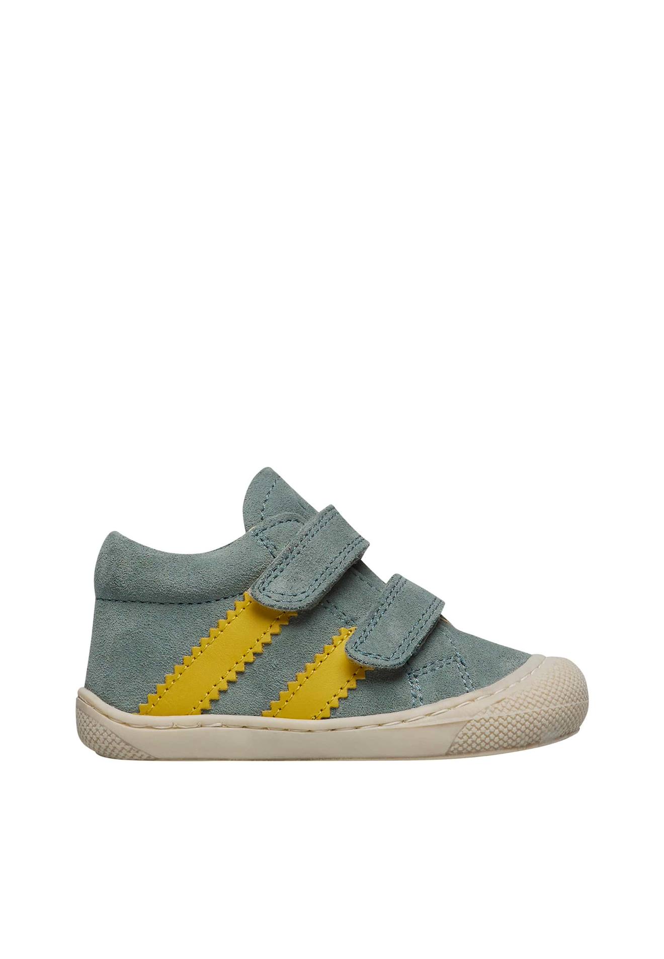 Chaussures Premiers Pas En Cuir Et Suède Macks 2 Vl Sage