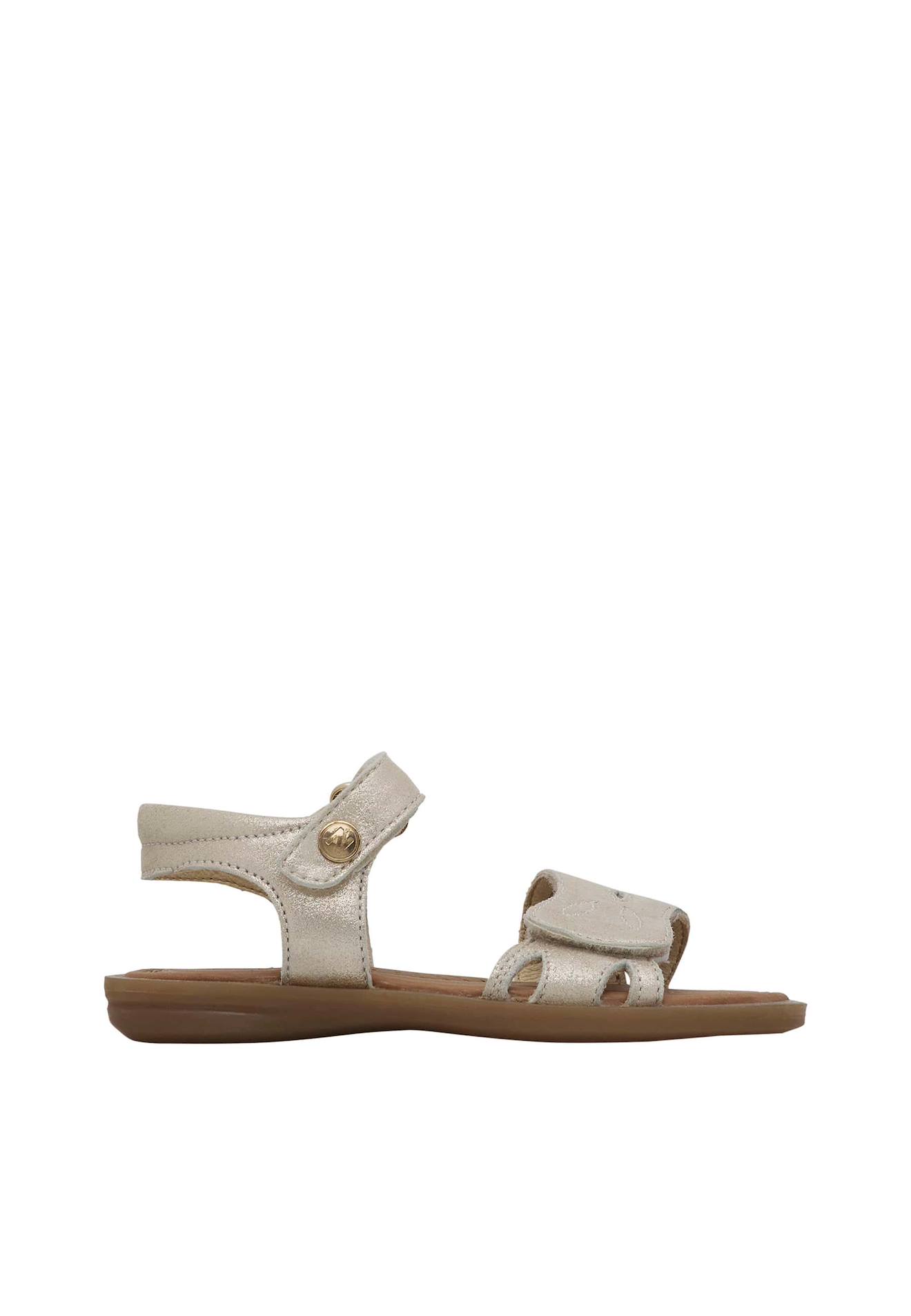 Sandales En Cuir Platine Munny Platine