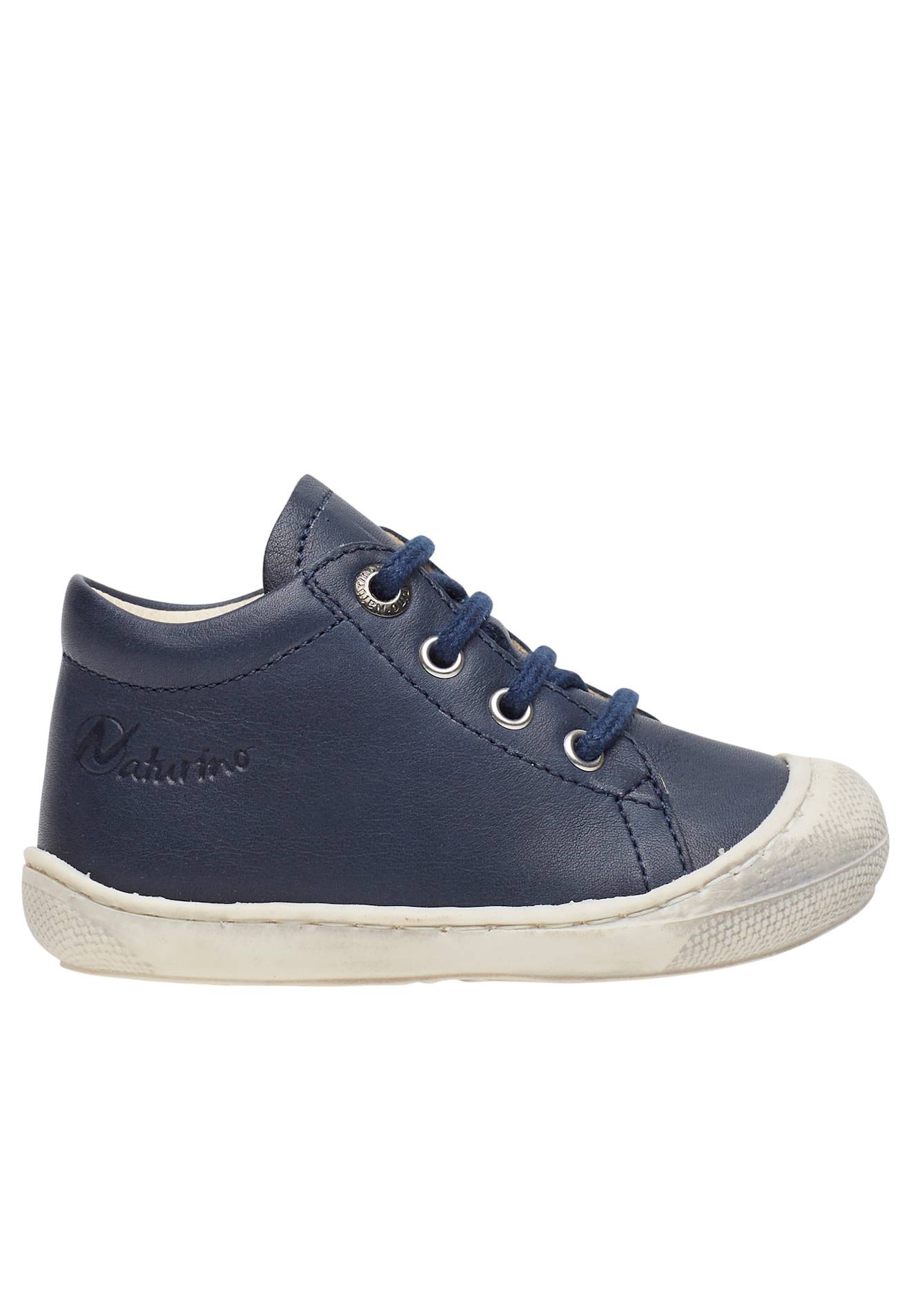 Chaussures Premiers Pas En Cuir Cocoon Marine