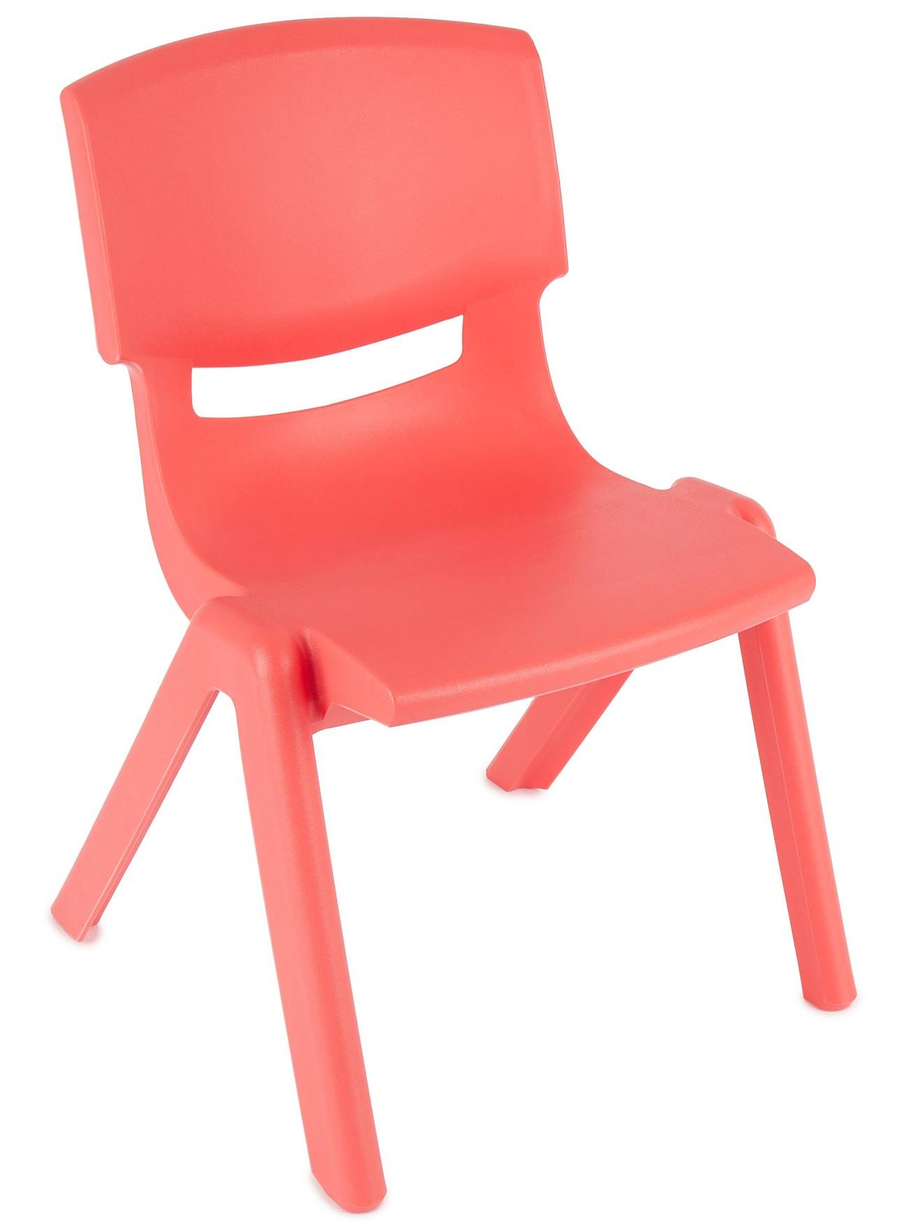 Chaise Enfant Empilable, Intérieur/extérieur Rouge