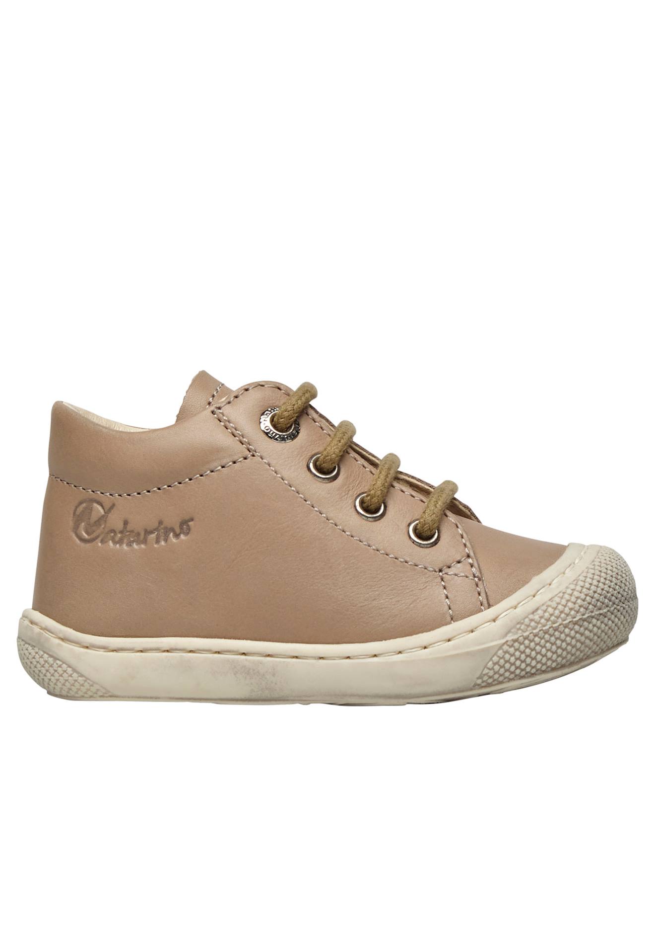 Chaussures En Cuir Cocoon Gris Tourterelle