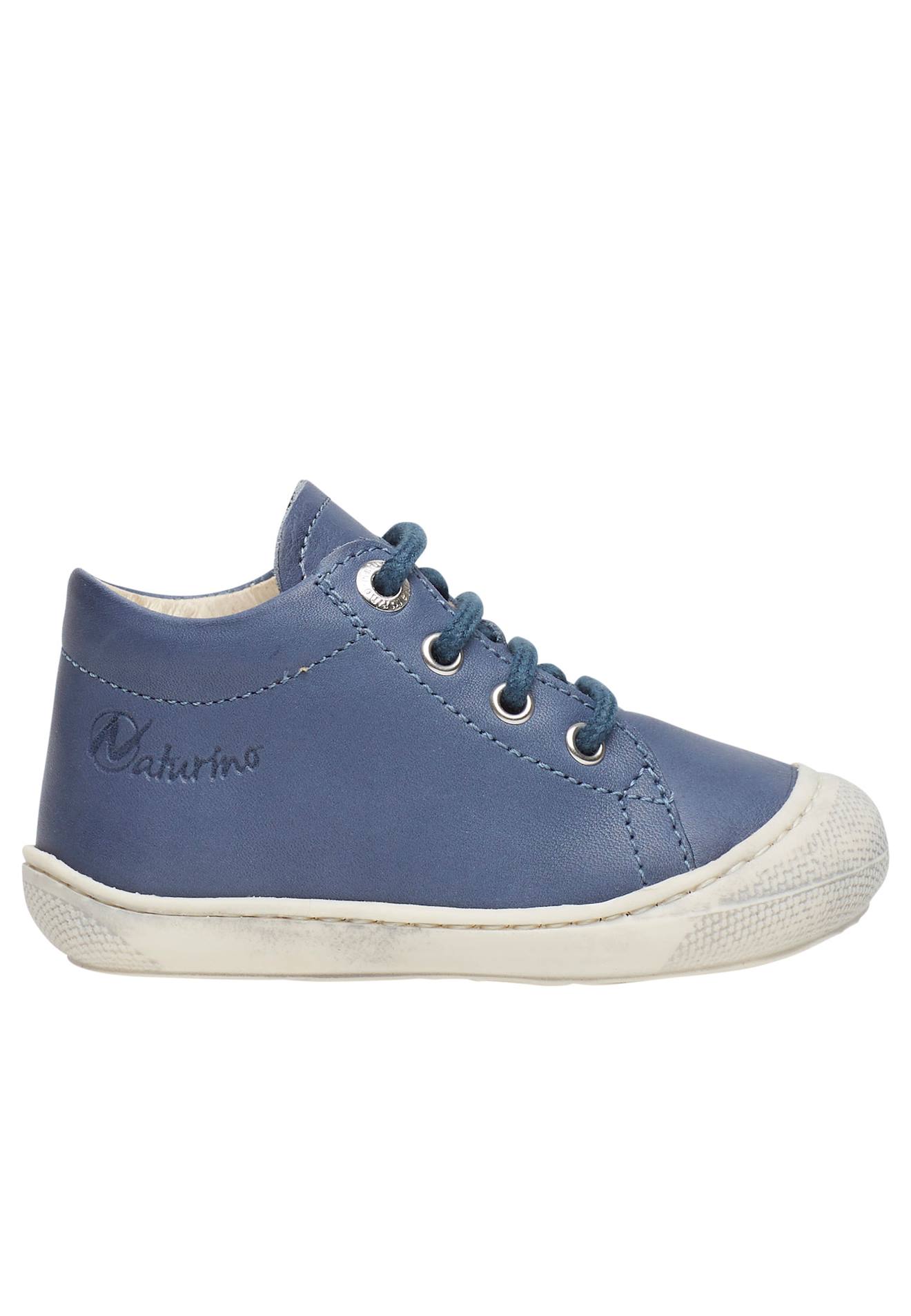 Chaussures Premiers Pas En Cuir Cocoon Bleu