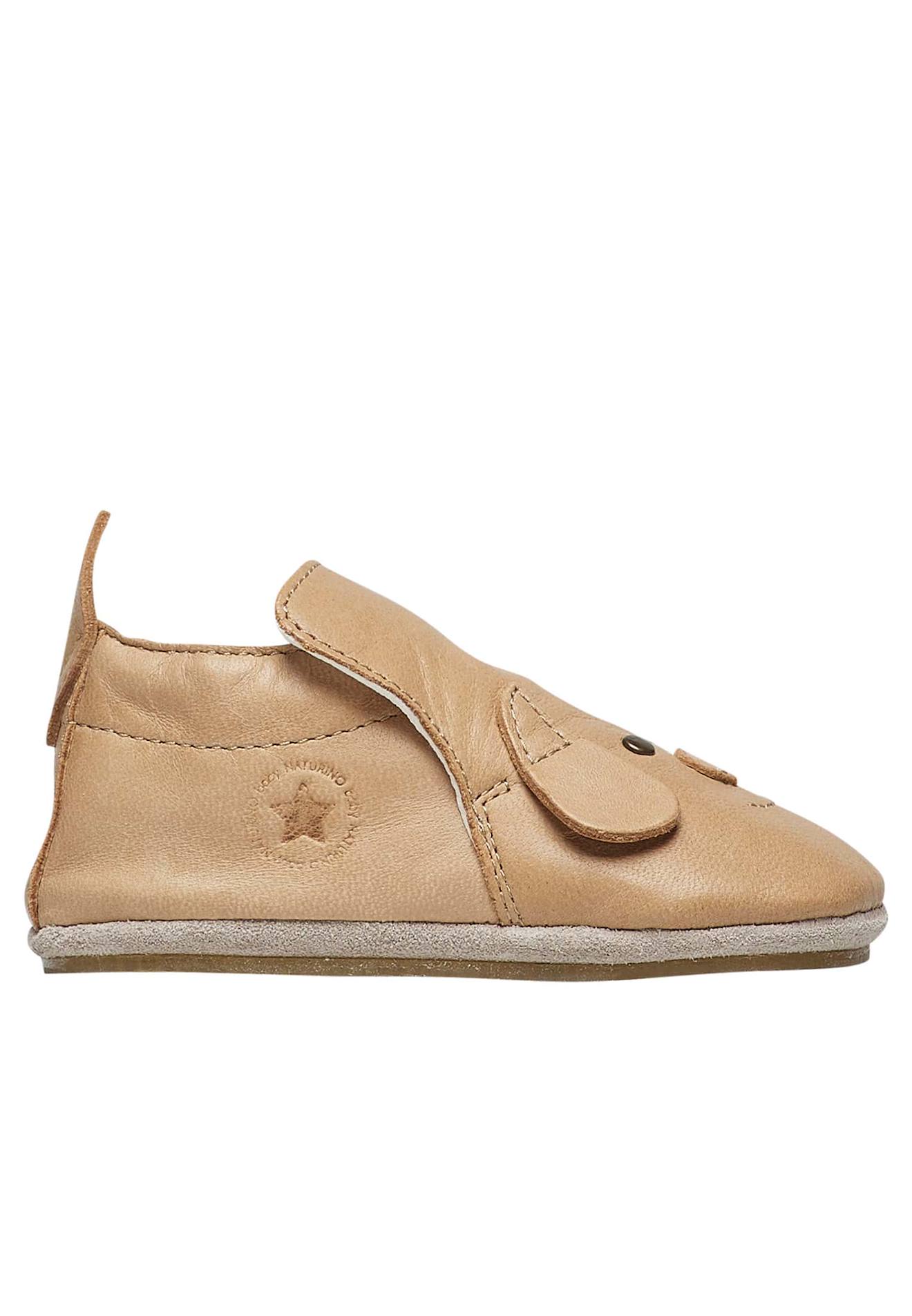 Chaussures Pour Berceaux Avec Patch Chiens Dlin 2 Beige