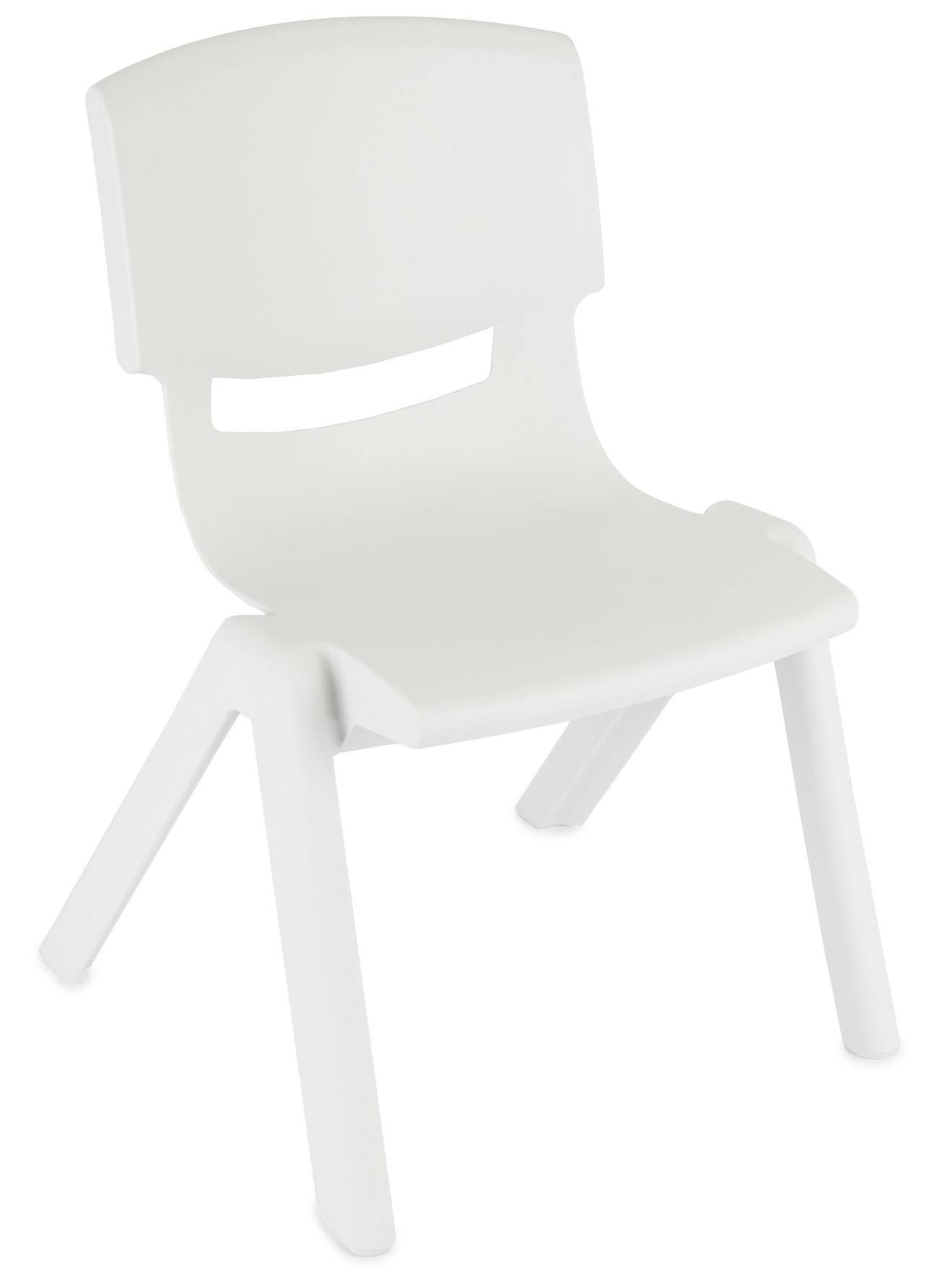 Chaise Enfant Empilable, Intérieur/extérieur Blanc