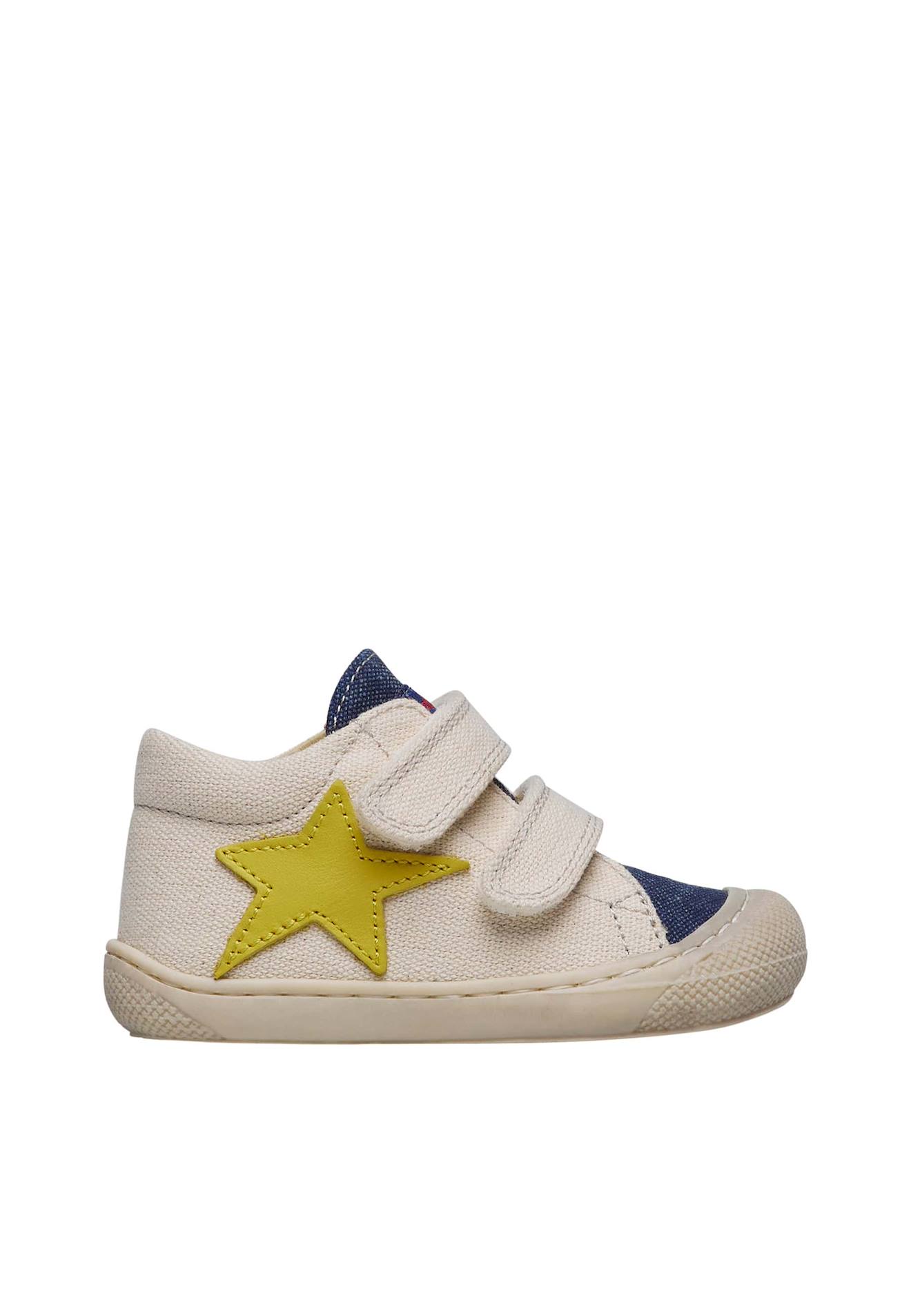Chaussures Premiers Pas En Tissu Kolde Vl Blanc-bleu