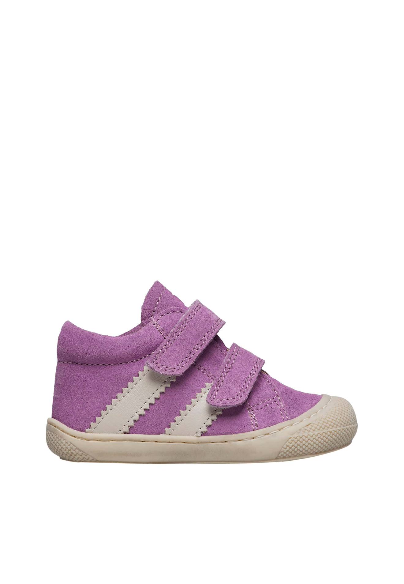 Chaussures Premiers Pas En Cuir Et Suède Macks 2 Vl Fuchsia