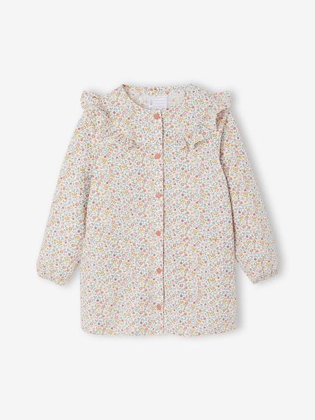 Fille-Tablier fille personnalisable à fleurs Bergamotte
