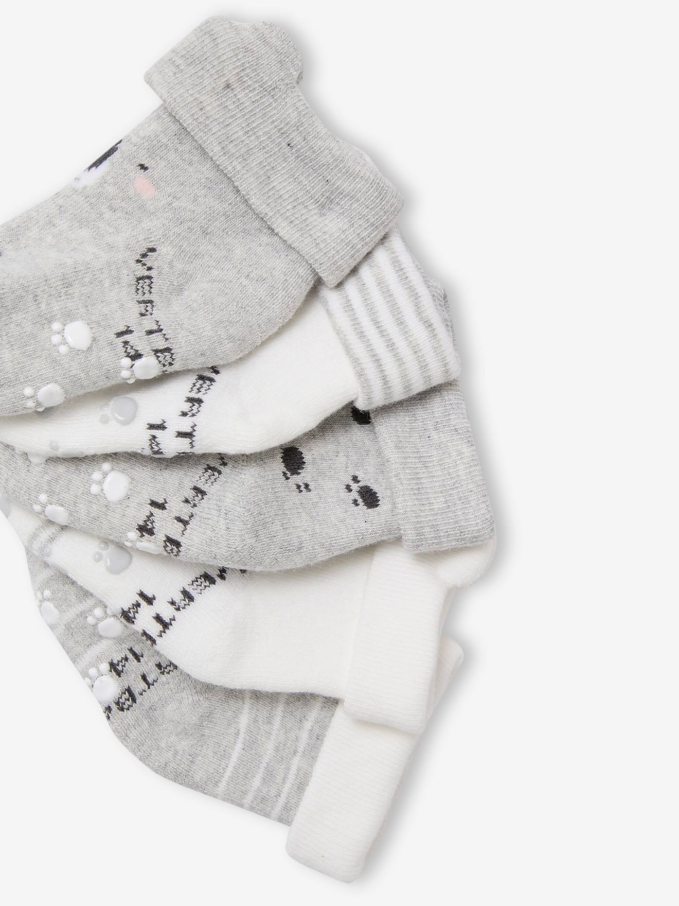 Lot de 5 paires de chaussettes "koala" bébé assorties (Vertbaudet) - Image 2
