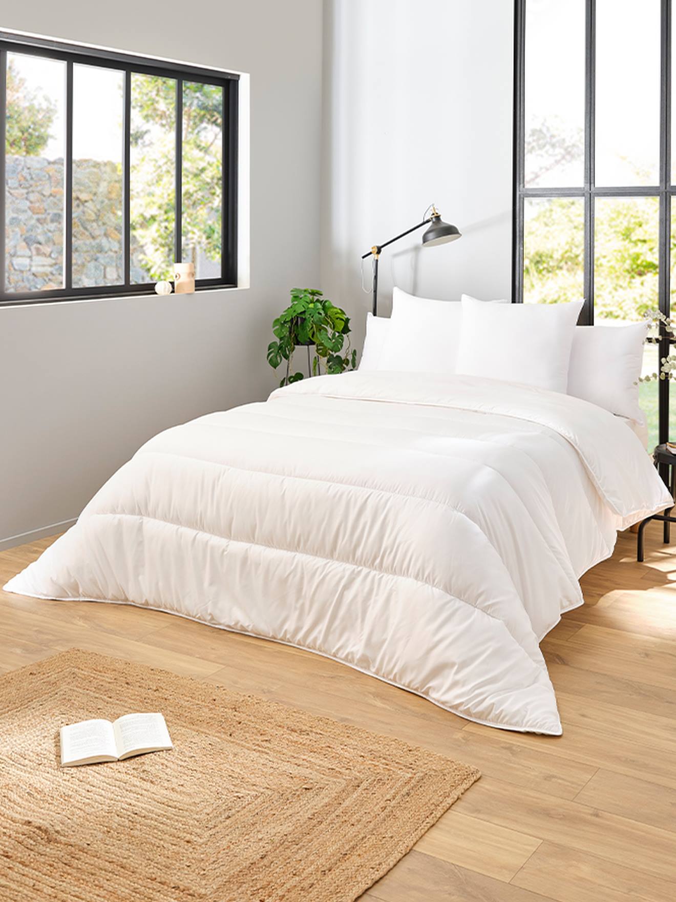Couette Lina anti-bactérien blanc (Dodo) - Couverture