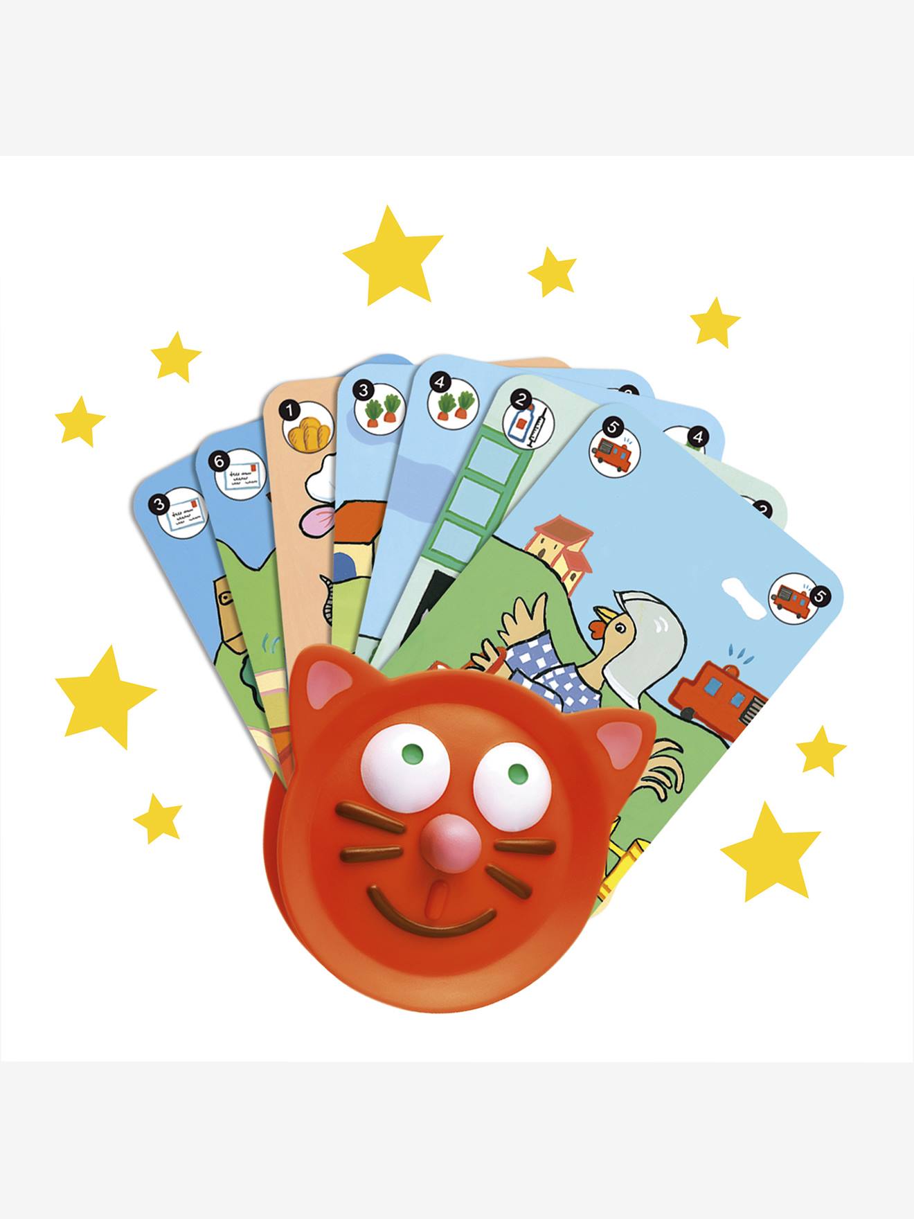 Porte cartes orange - Djeco