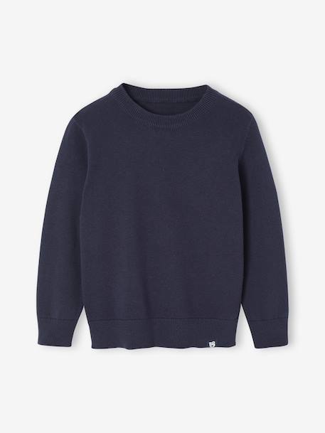 Garçon-Pull, gilet, sweat-Pull-Pull Basics col rond manches longues garçon