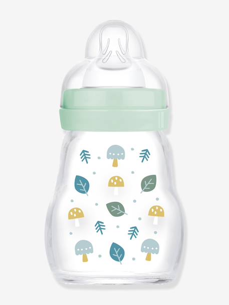 Mam - Biberon verre 170 ml Feel Good débit 1 bleu