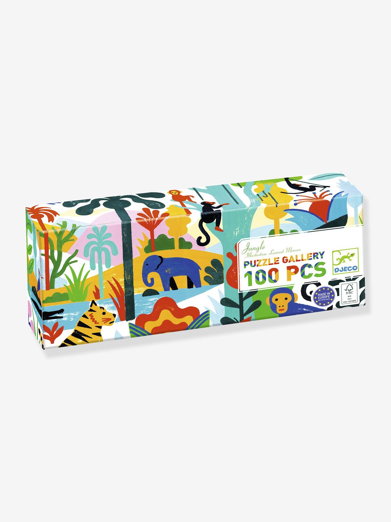 Puzzle gallery100pcs - jungle multicolore