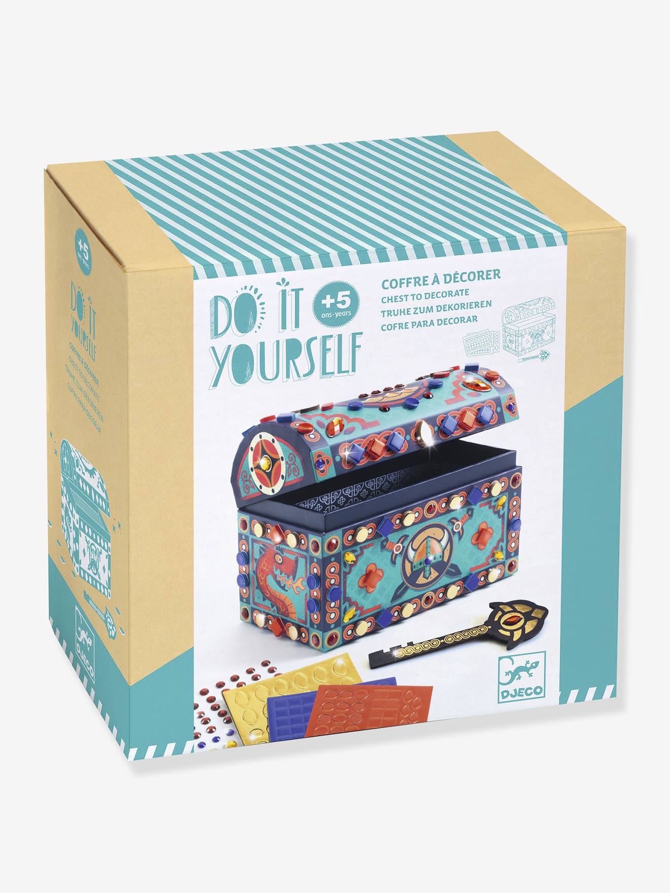 DIY Super trésor-boîte à secret bleu DIY Super trésor-boîte à secret bleu