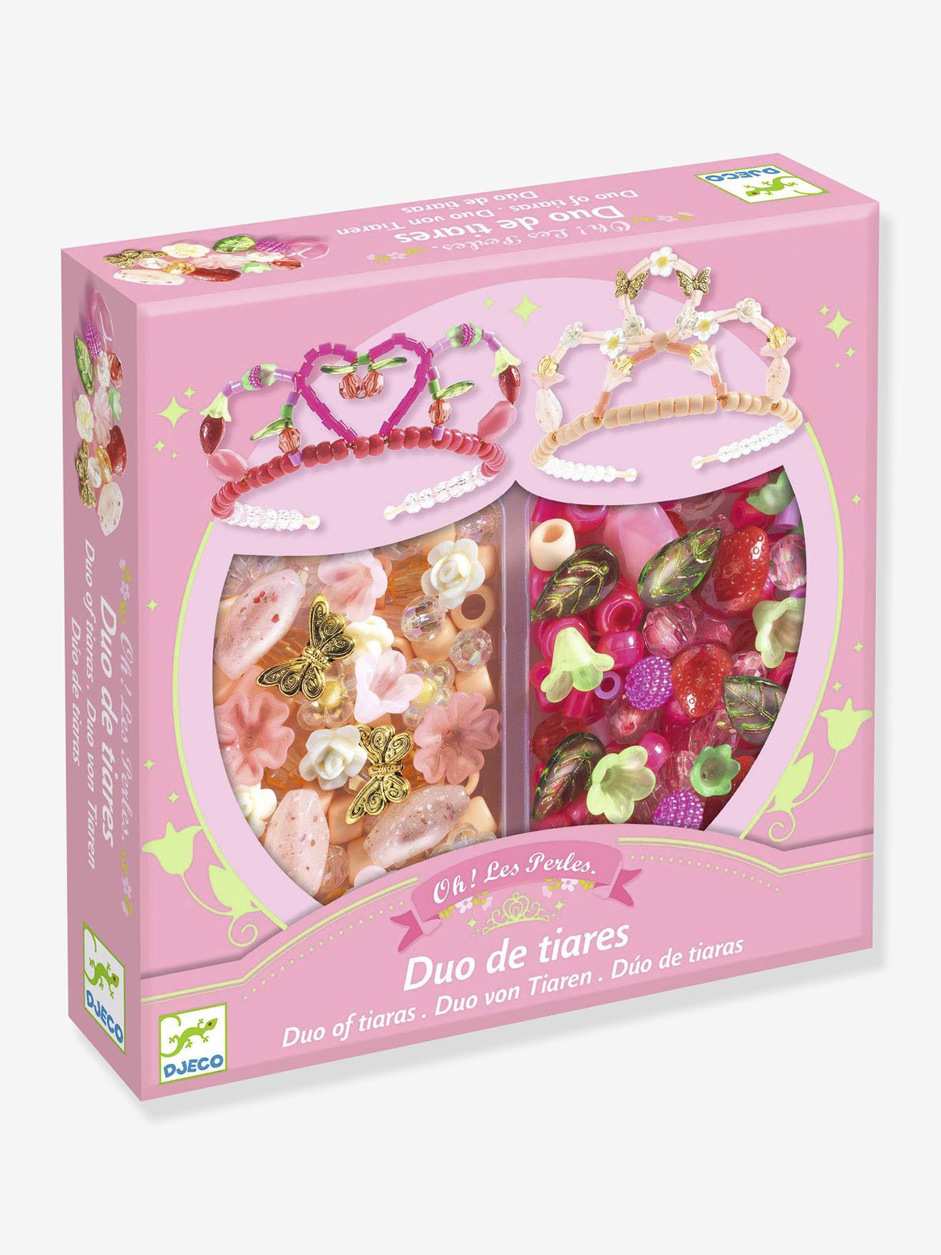 Duo de tiares DJECO rose