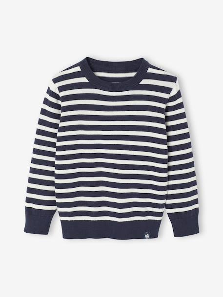 Garçon-Pull Basics col rond manches longues garçon