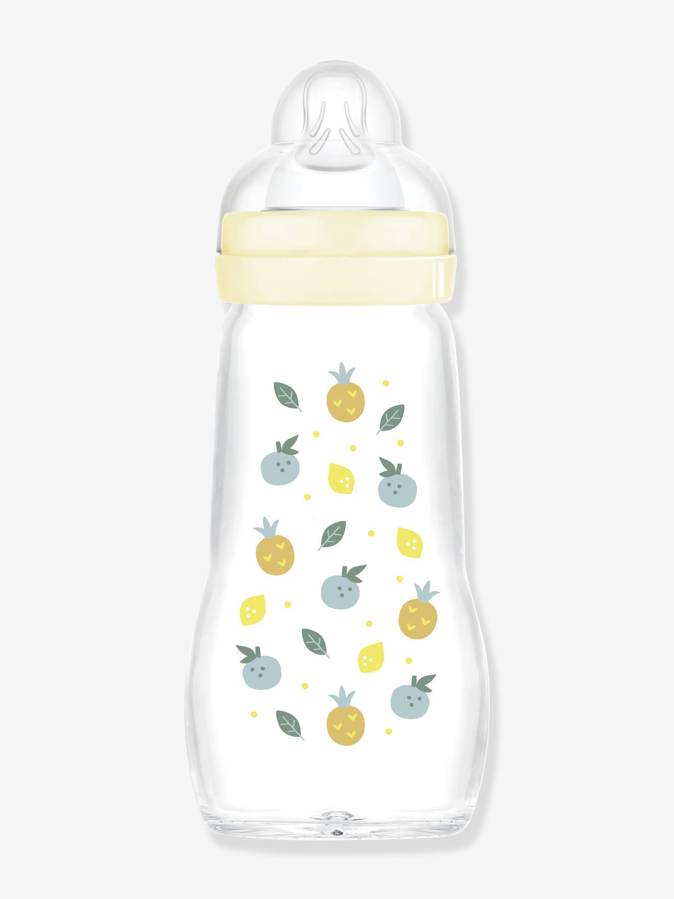 Biberon verre 260 ml Feel Good débit 2 beige (Mam) - Image 2